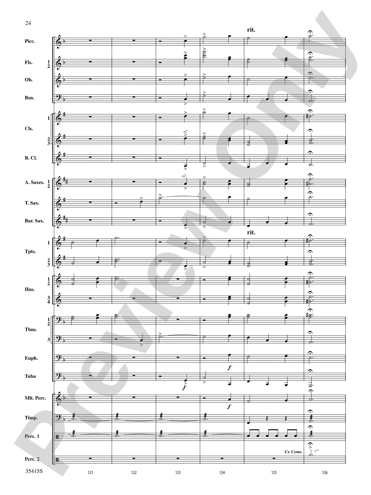 A Hymn Tune Rhapsody: Concert Band Conductor Score & Parts