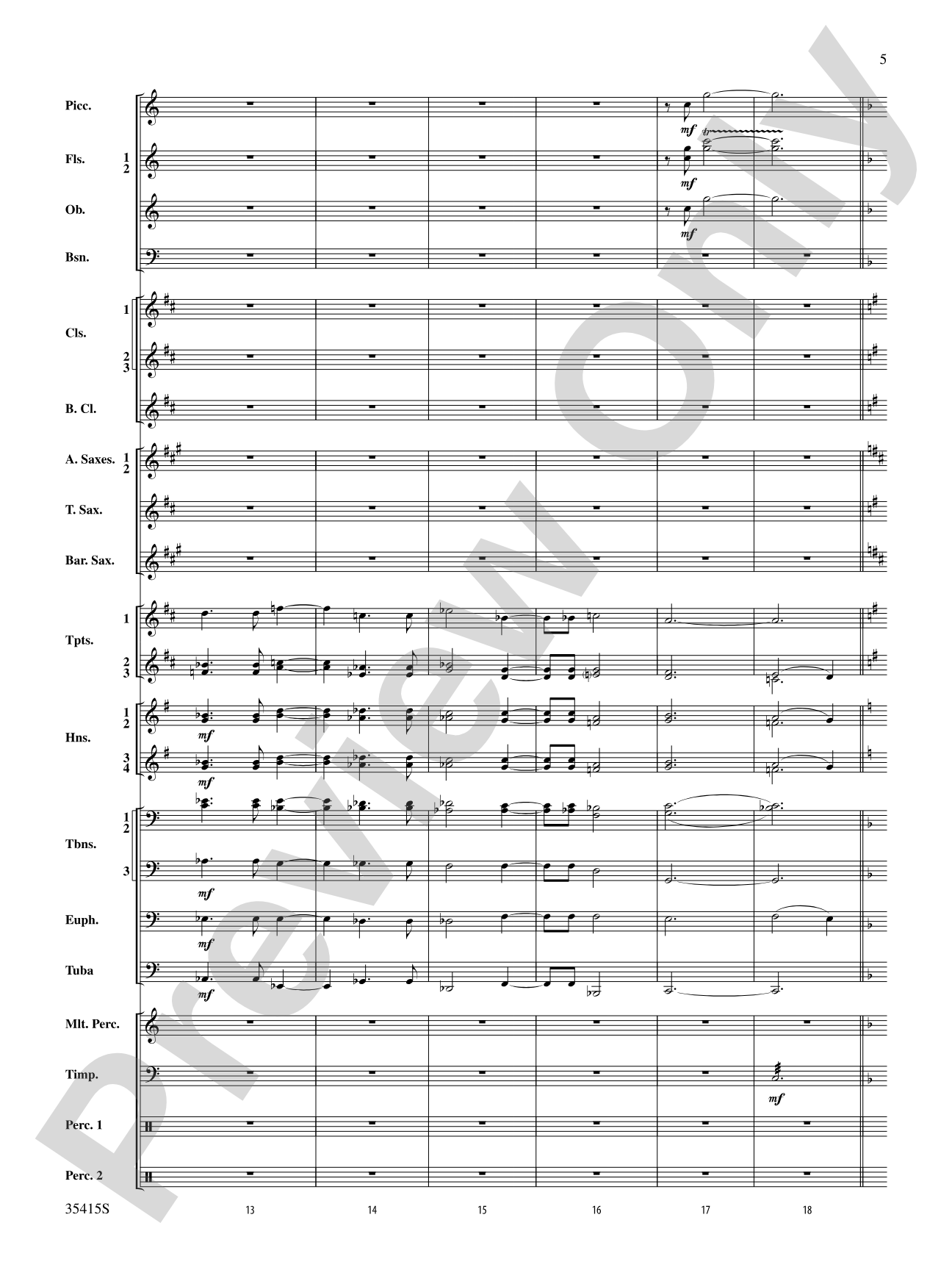 A Hymn Tune Rhapsody: Concert Band Conductor Score & Parts