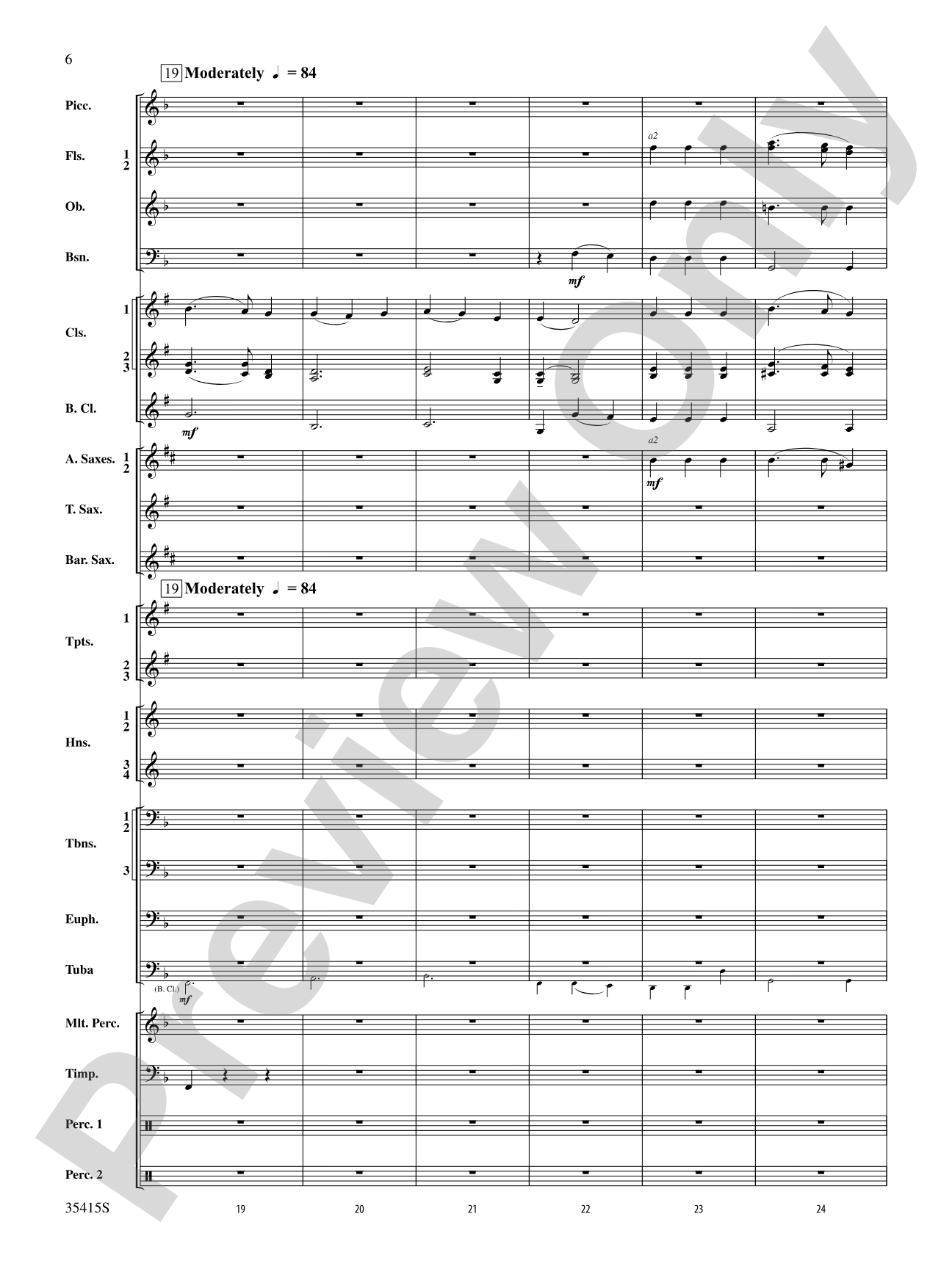 A Hymn Tune Rhapsody: Concert Band Conductor Score & Parts