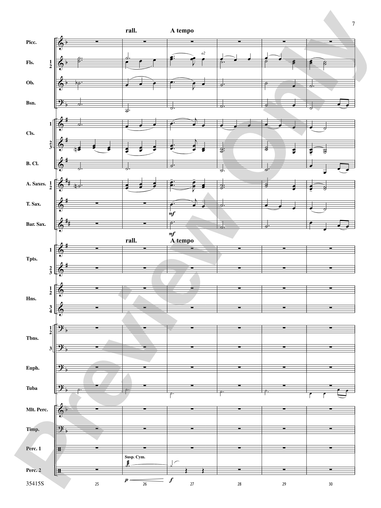A Hymn Tune Rhapsody: Concert Band Conductor Score & Parts