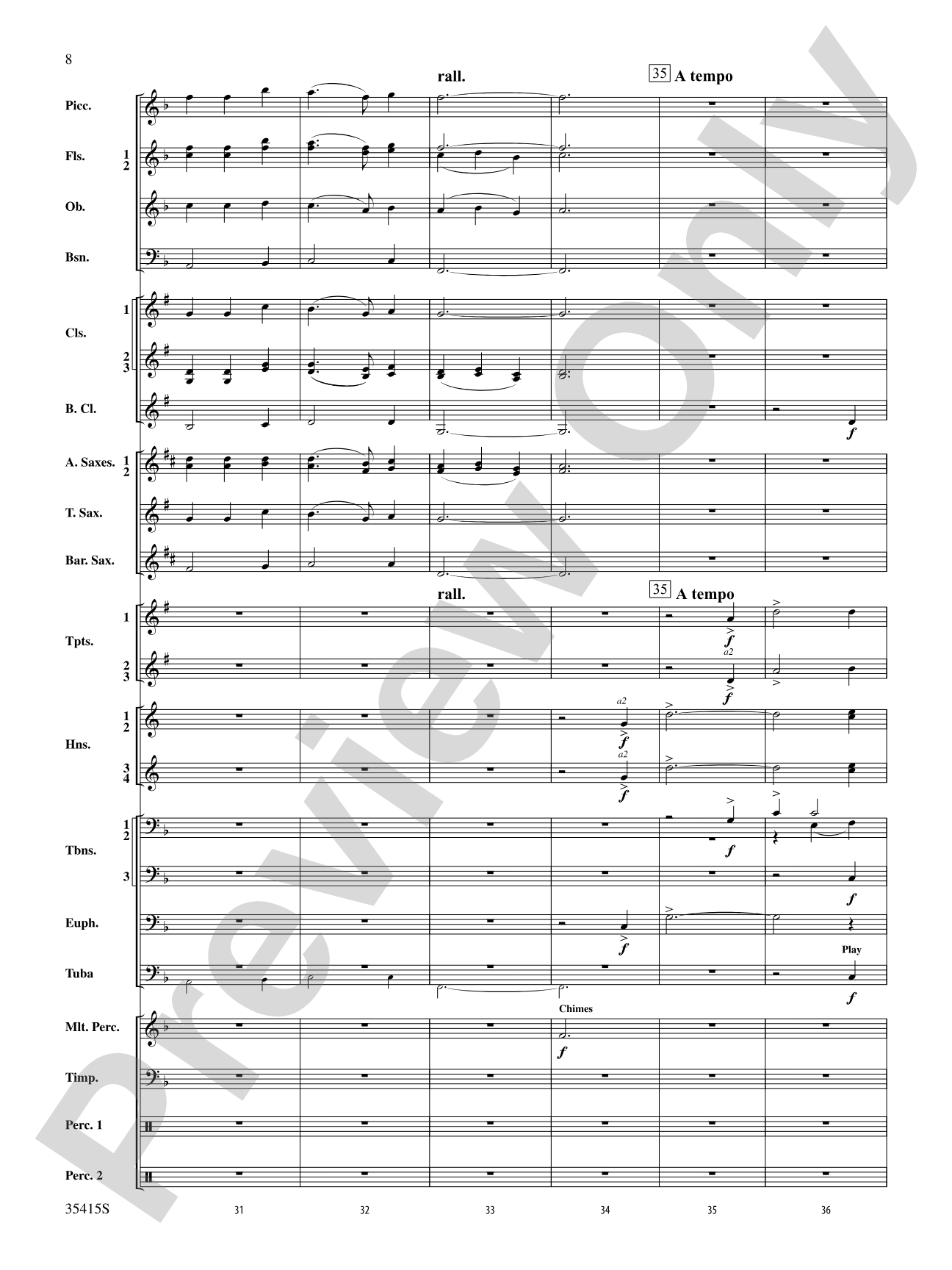 A Hymn Tune Rhapsody: Concert Band Conductor Score & Parts