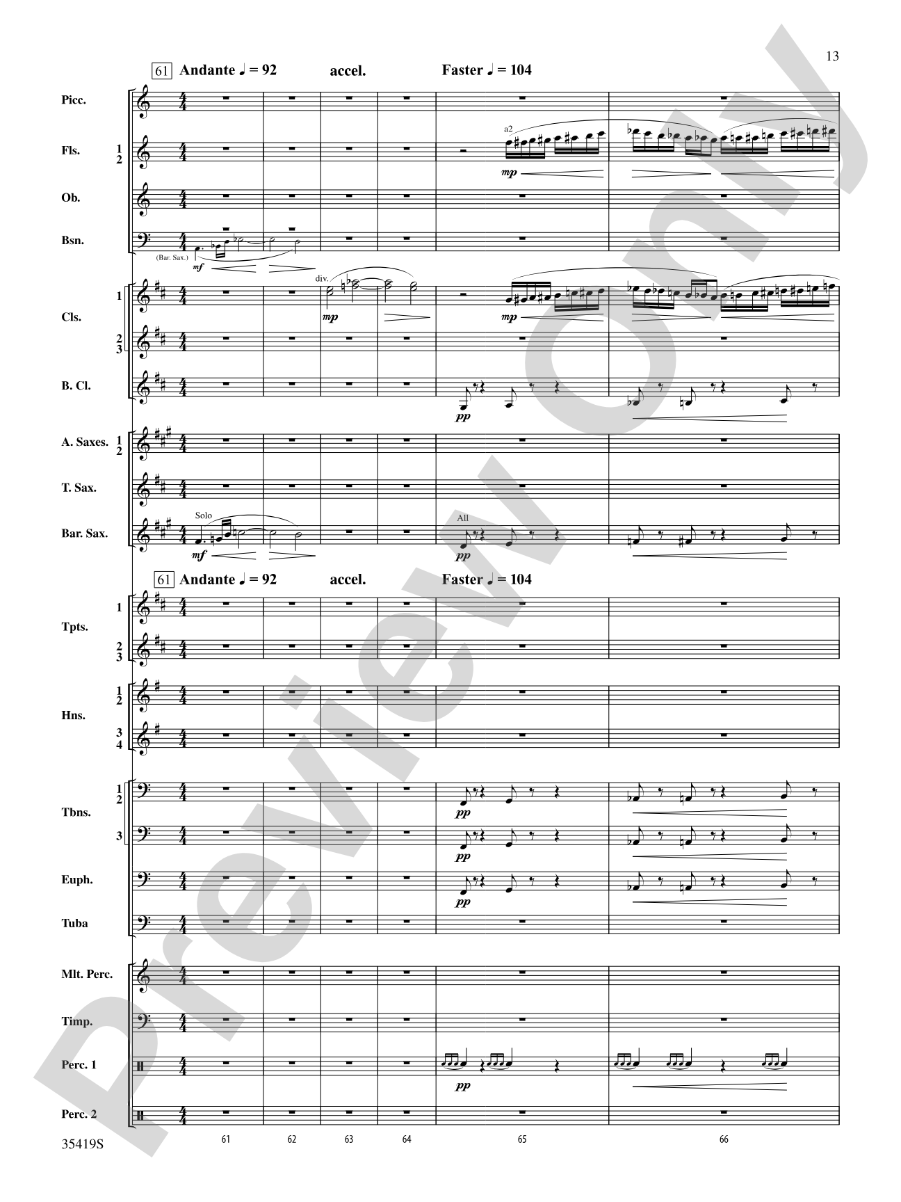 Coyote Falls (from Looney Tunes 3D): Concert Band Conductor Score & Parts