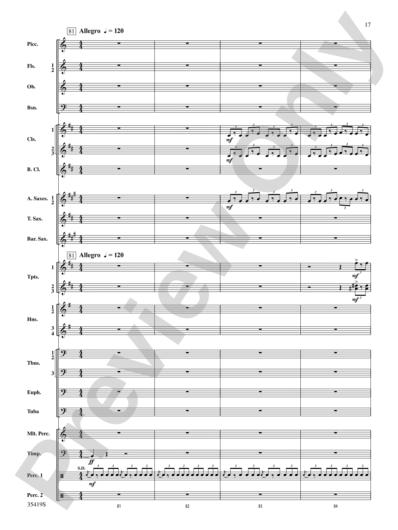 Coyote Falls (from Looney Tunes 3D): Concert Band Conductor Score & Parts