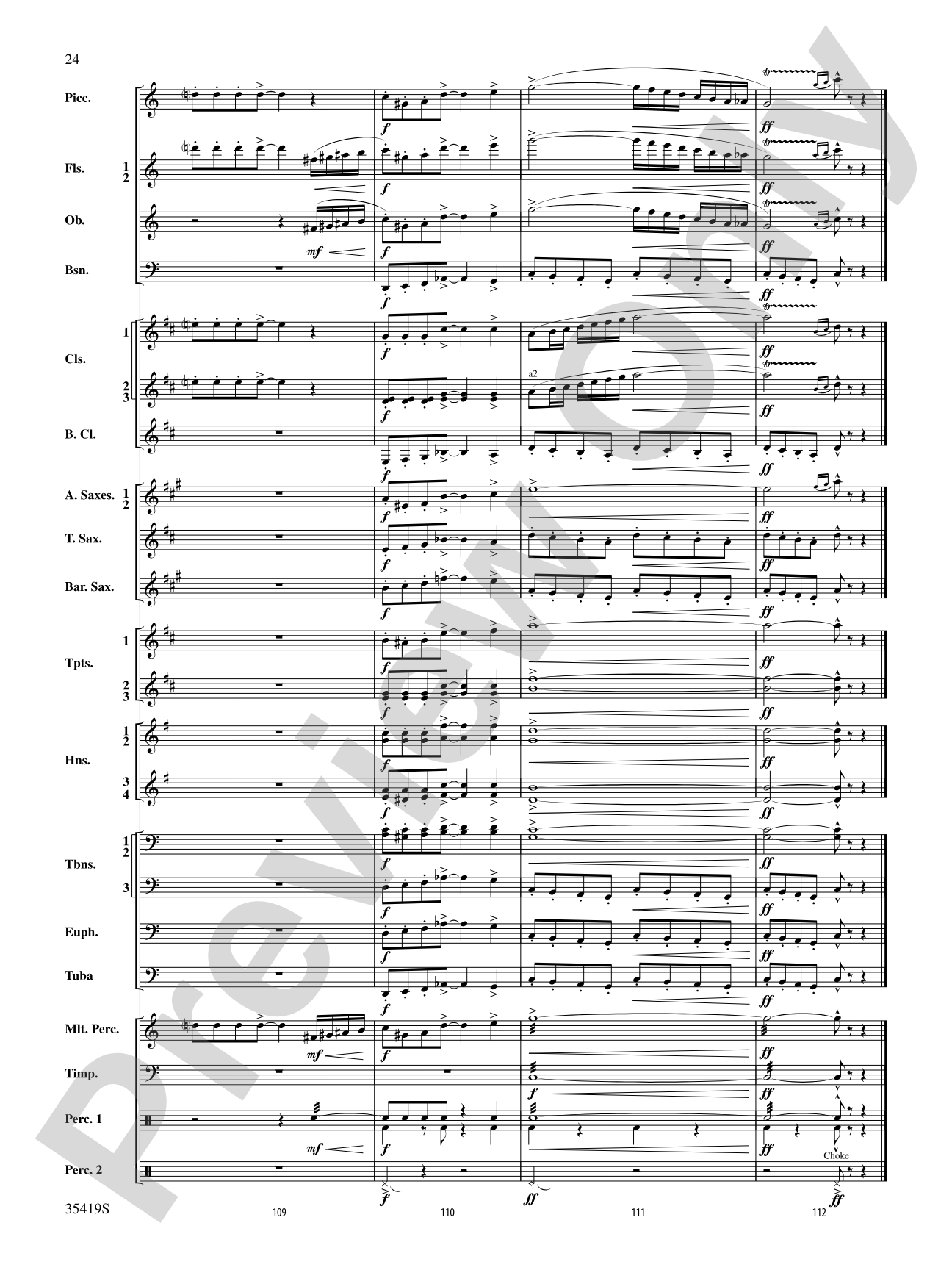 Coyote Falls (from Looney Tunes 3D): Concert Band Conductor Score & Parts