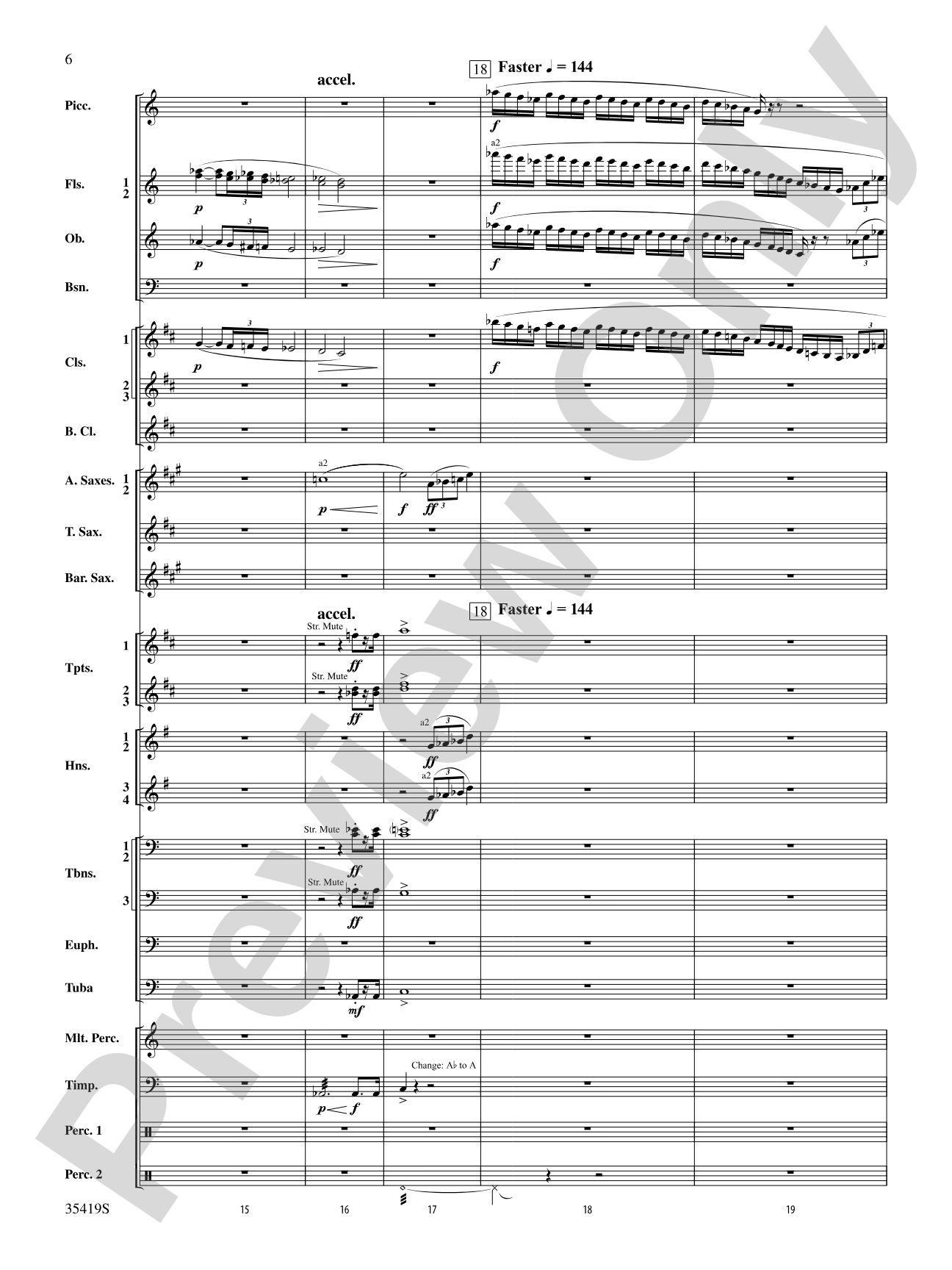 Coyote Falls (from Looney Tunes 3D): Concert Band Conductor Score & Parts