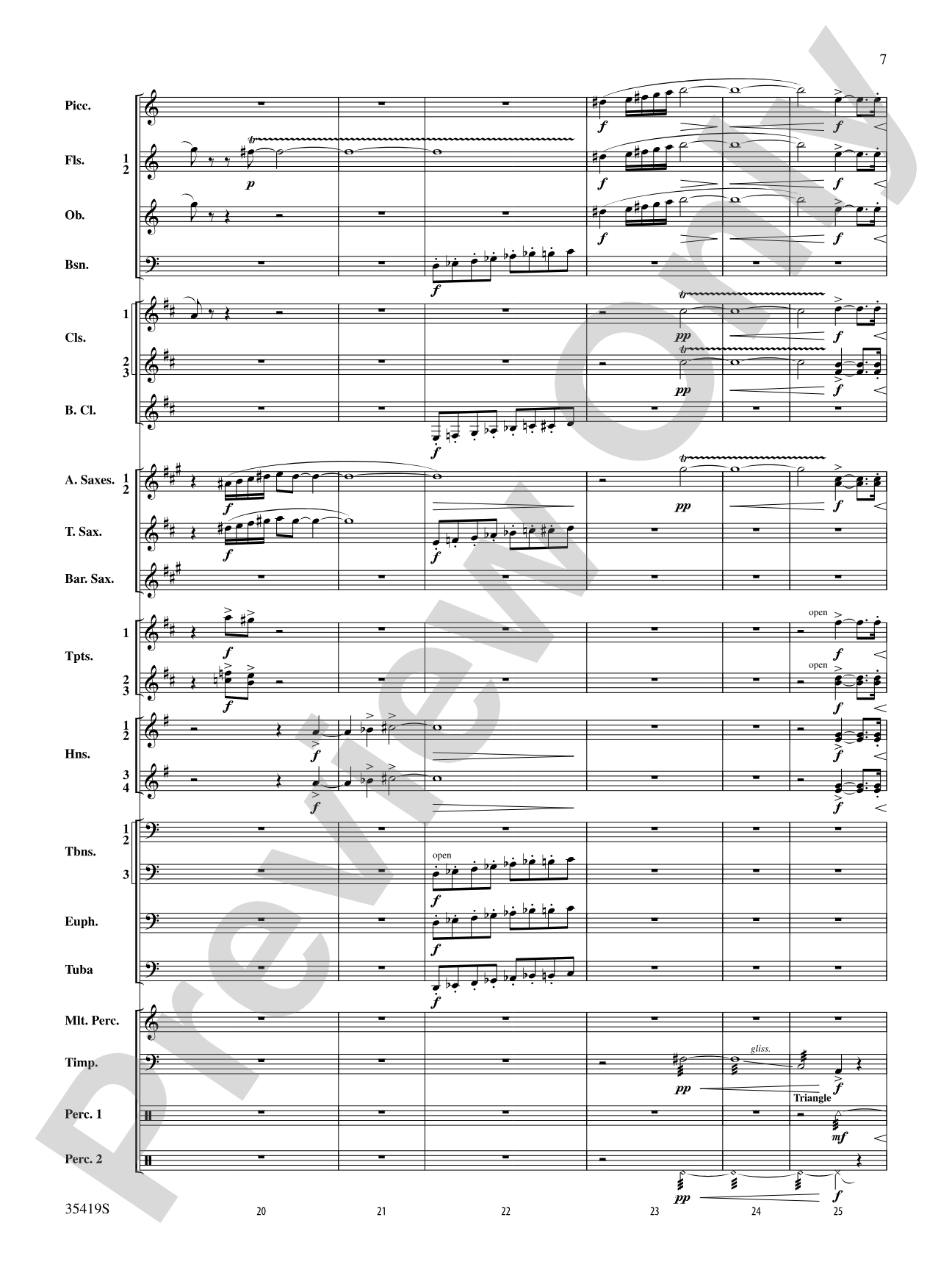 Coyote Falls (from Looney Tunes 3D): Concert Band Conductor Score & Parts