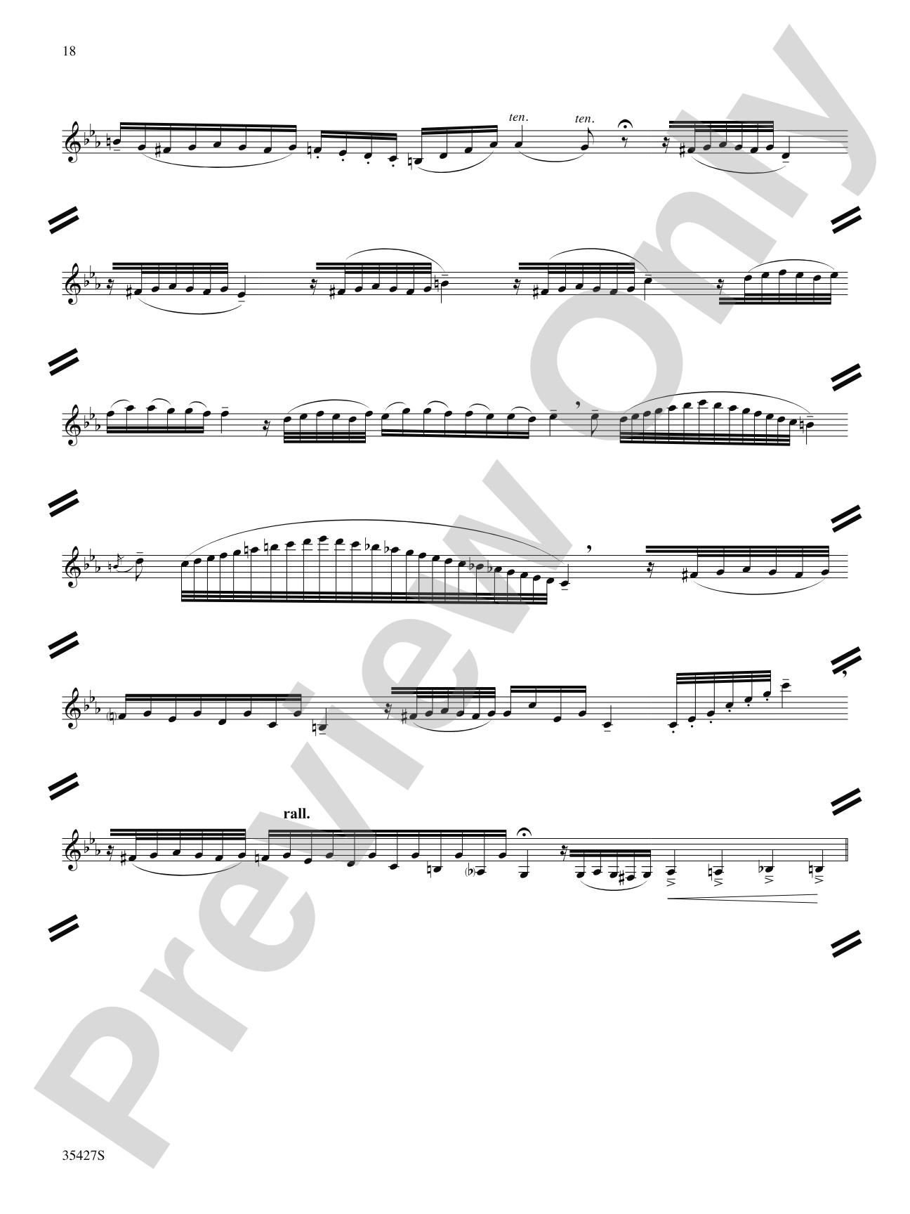 Fantasie Brillante: Concert Band Conductor Score & Parts
