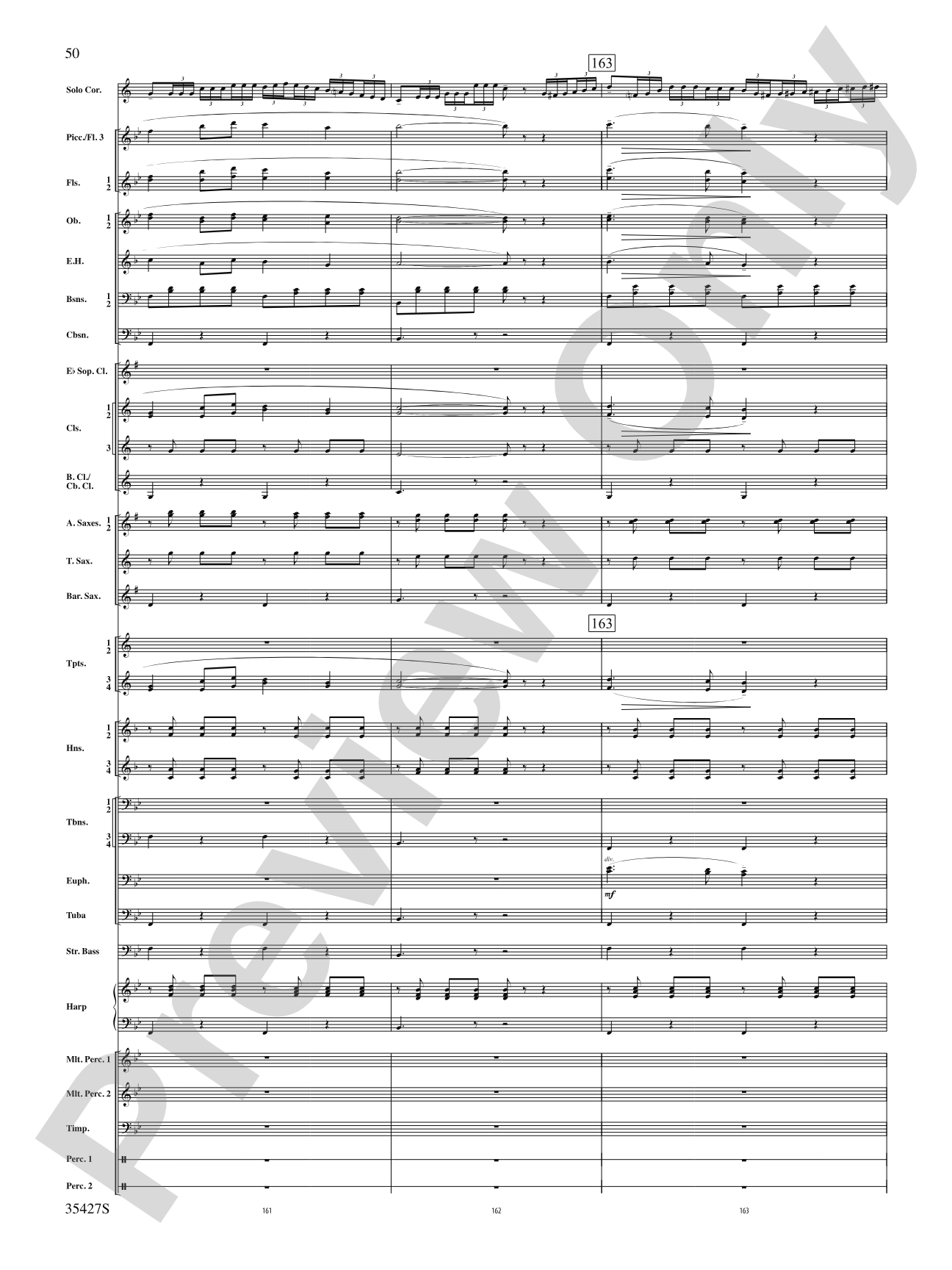 Fantasie Brillante: Concert Band Conductor Score & Parts