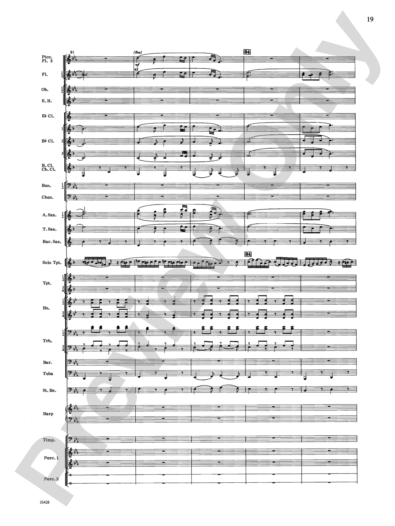 Le Carnaval de Venise: Concert Band Conductor Score & Parts