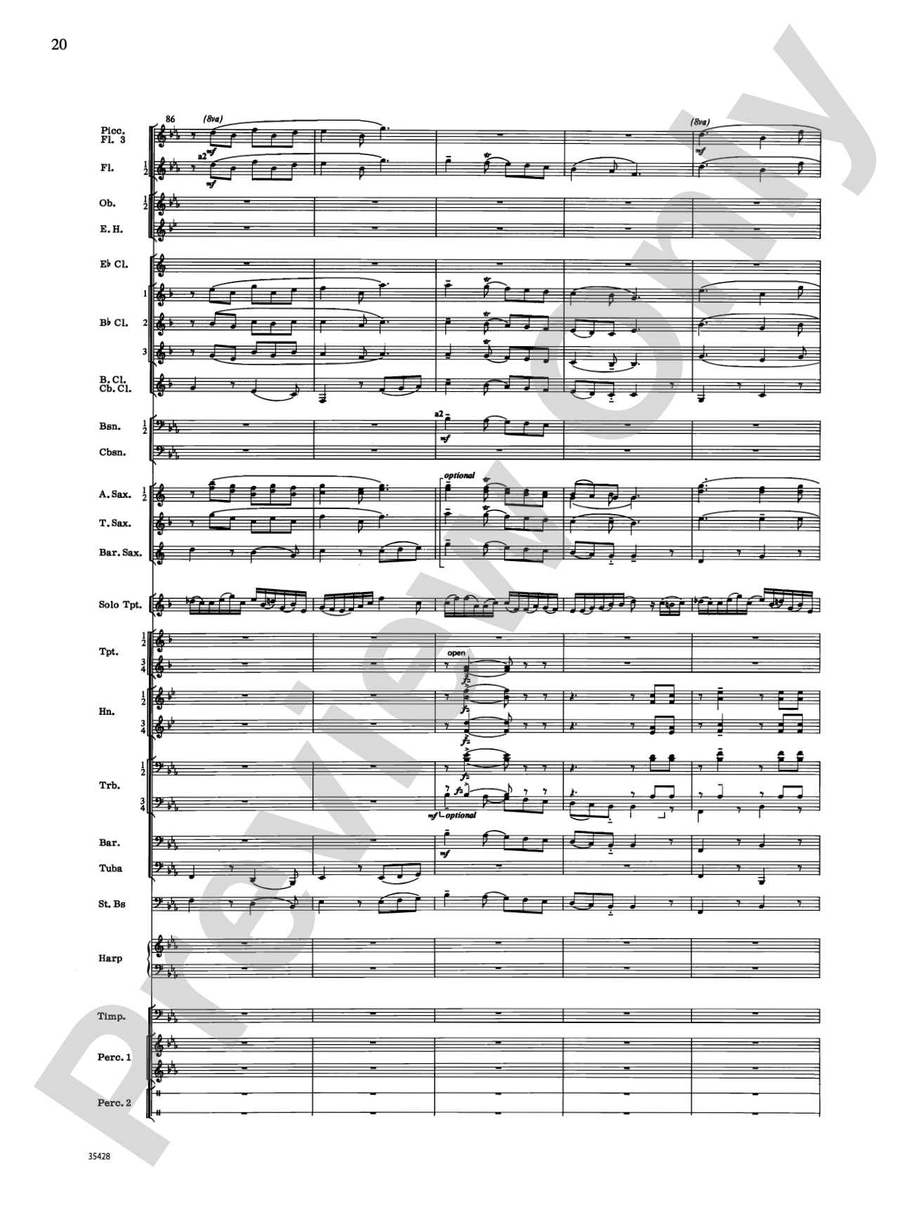 Le Carnaval de Venise: Concert Band Conductor Score & Parts