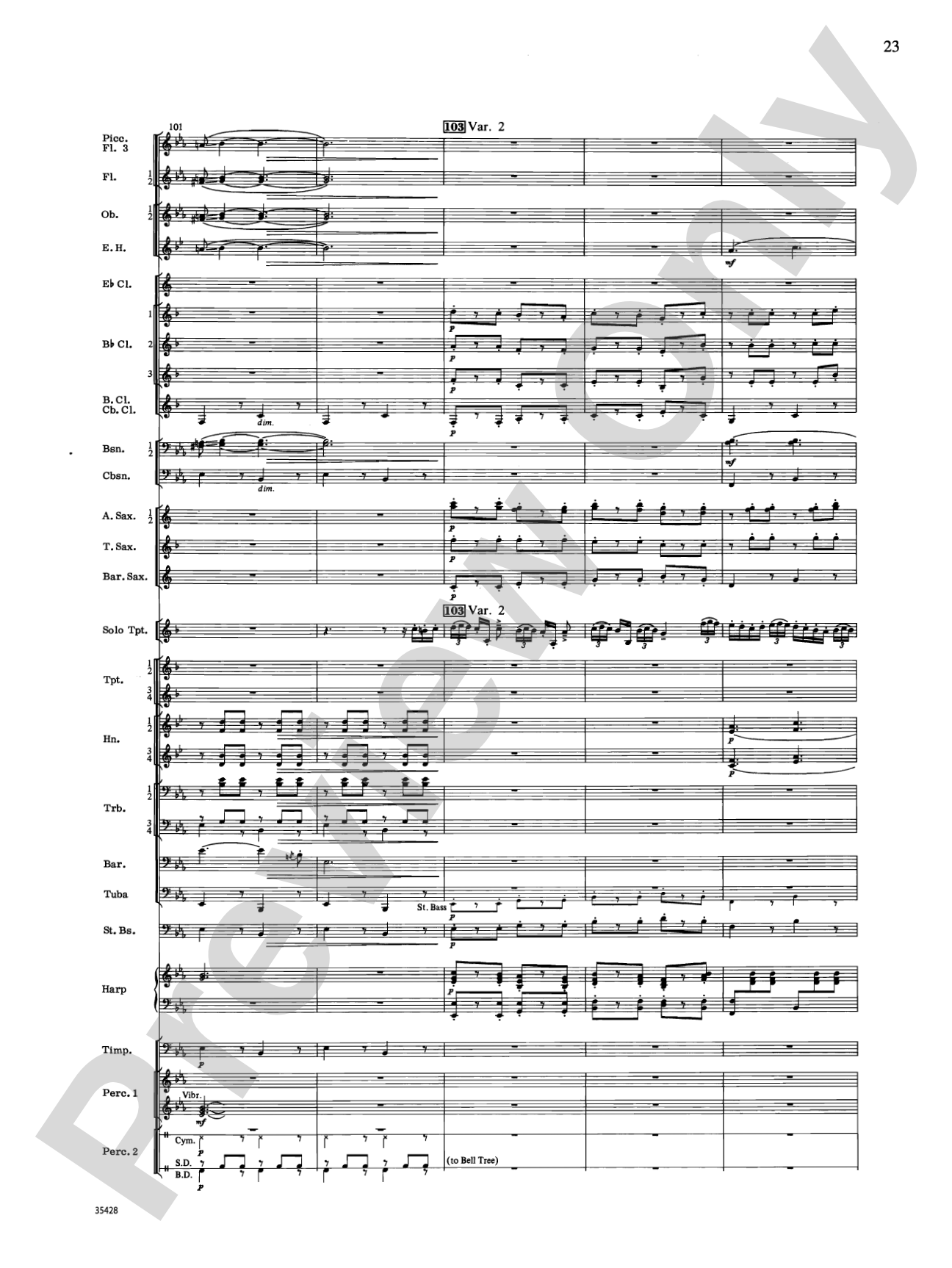 Le Carnaval de Venise: Concert Band Conductor Score & Parts