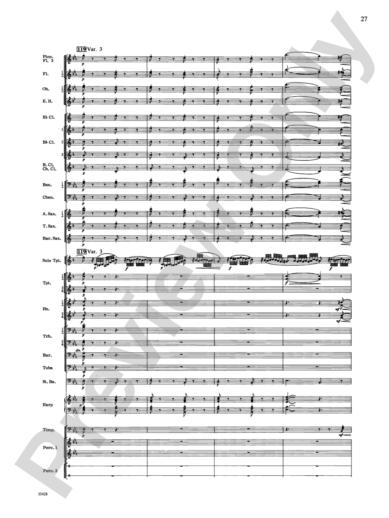Le Carnaval de Venise: Concert Band Conductor Score & Parts