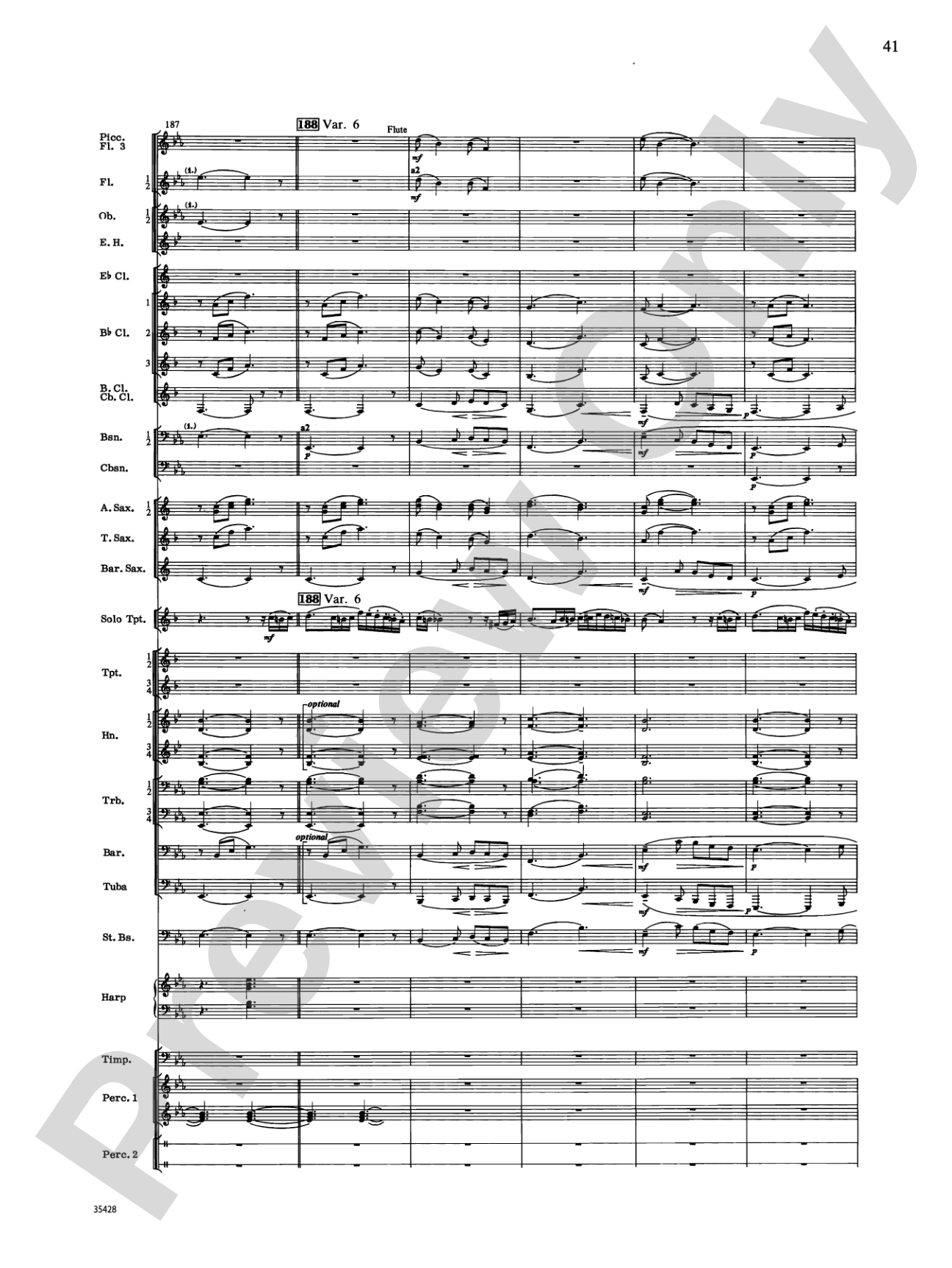 Le Carnaval de Venise: Concert Band Conductor Score & Parts