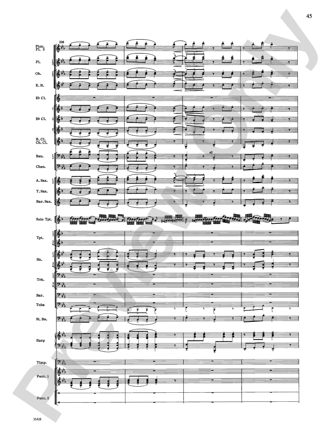 Le Carnaval de Venise: Concert Band Conductor Score & Parts