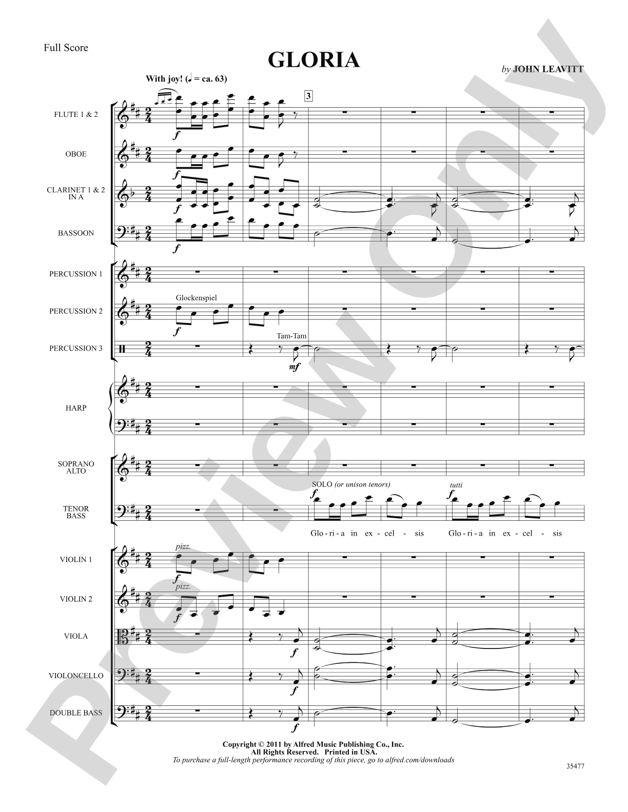 Gloria: Choral SoundPax