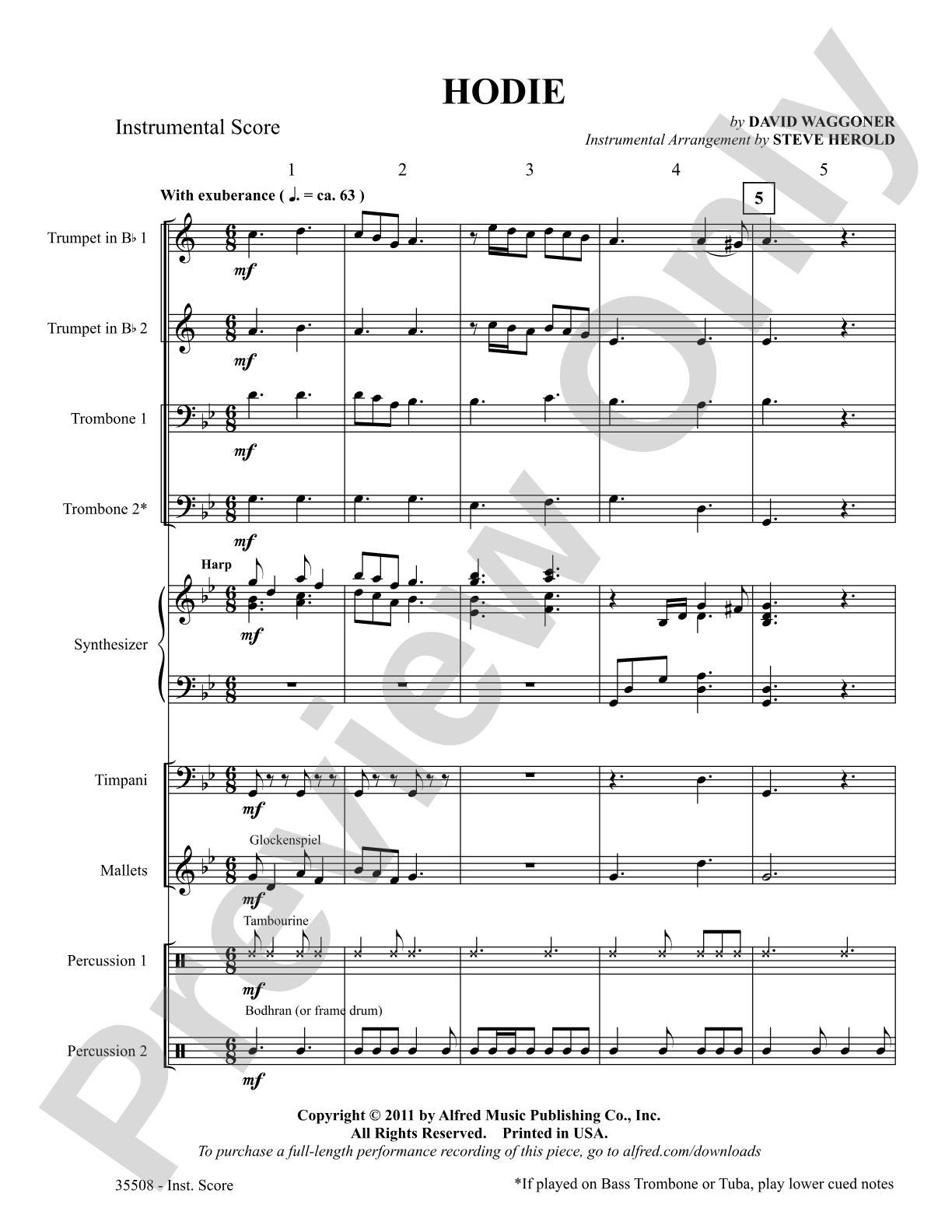 Hodie: Choral SoundPax
