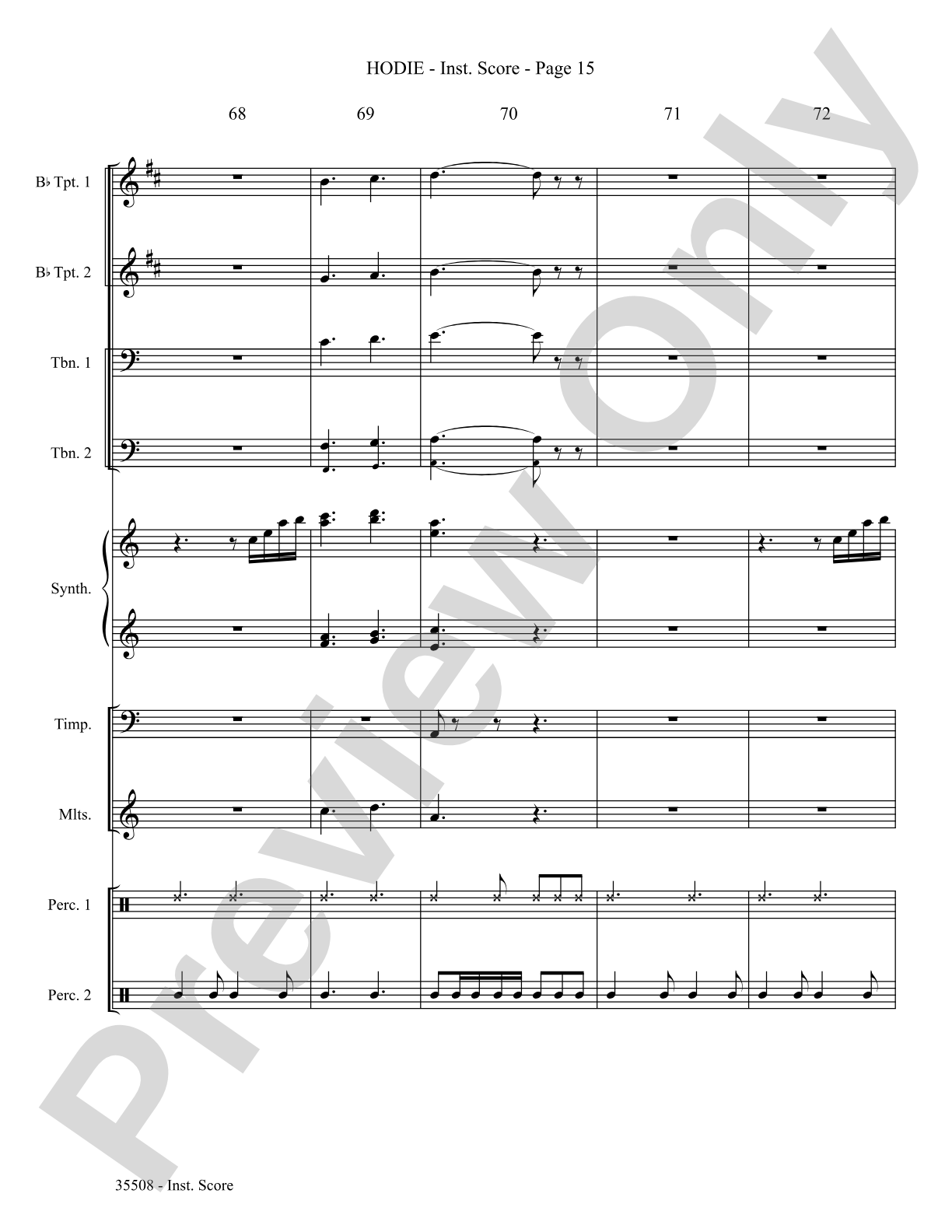 Hodie: Choral SoundPax