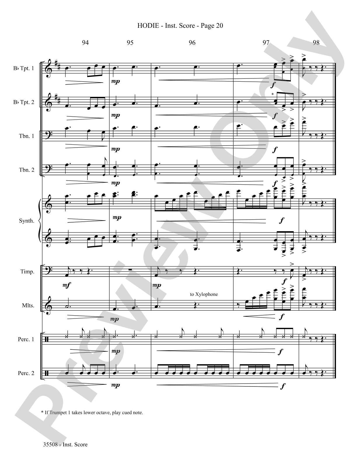 Hodie: Choral SoundPax