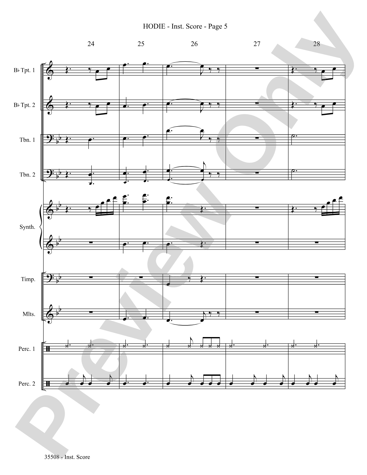 Hodie: Choral SoundPax