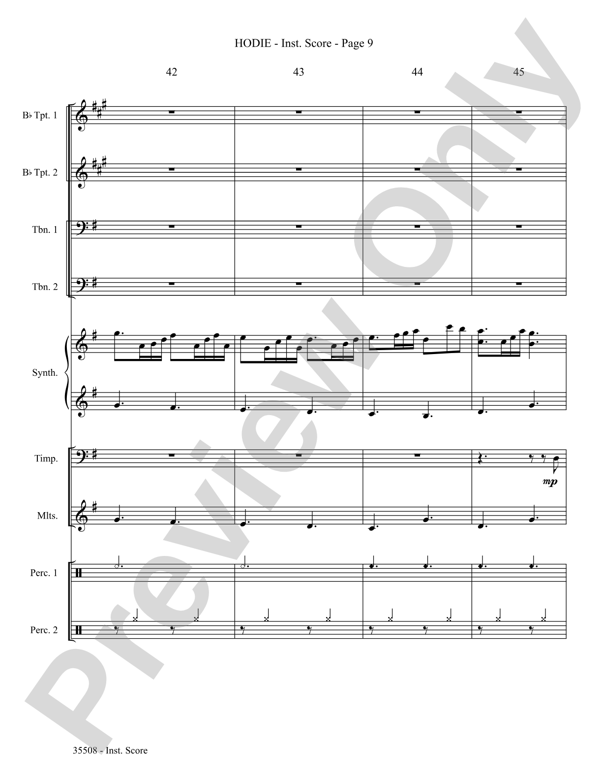 Hodie: Choral SoundPax