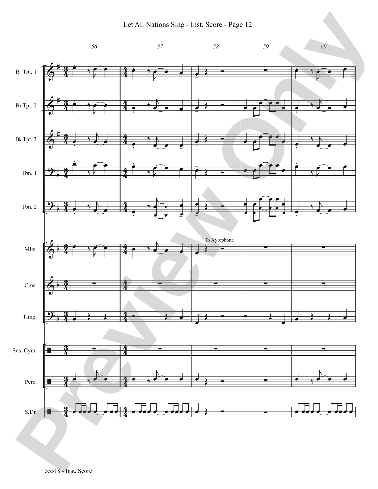 Let All Nations Sing: Choral SoundPax