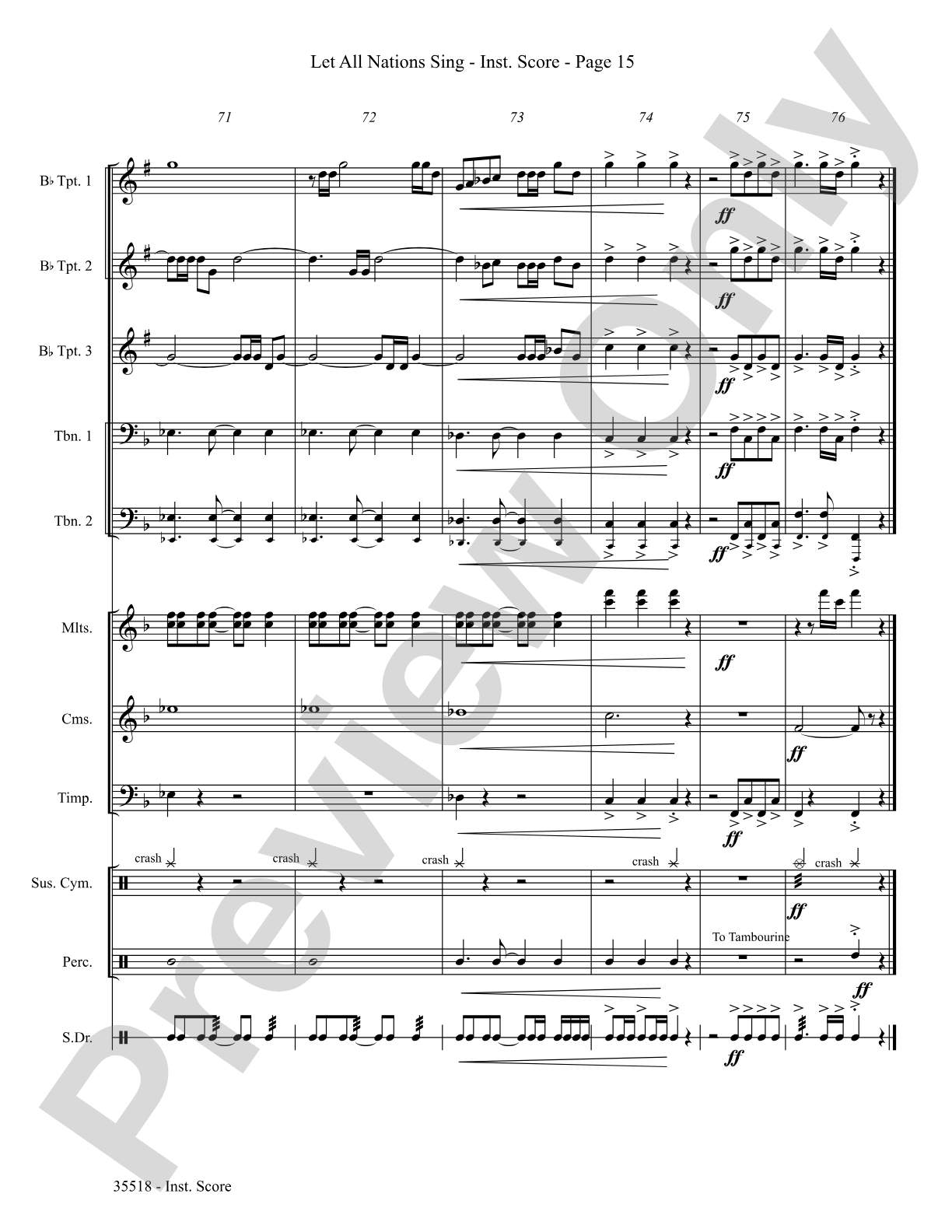 Let All Nations Sing: Choral SoundPax
