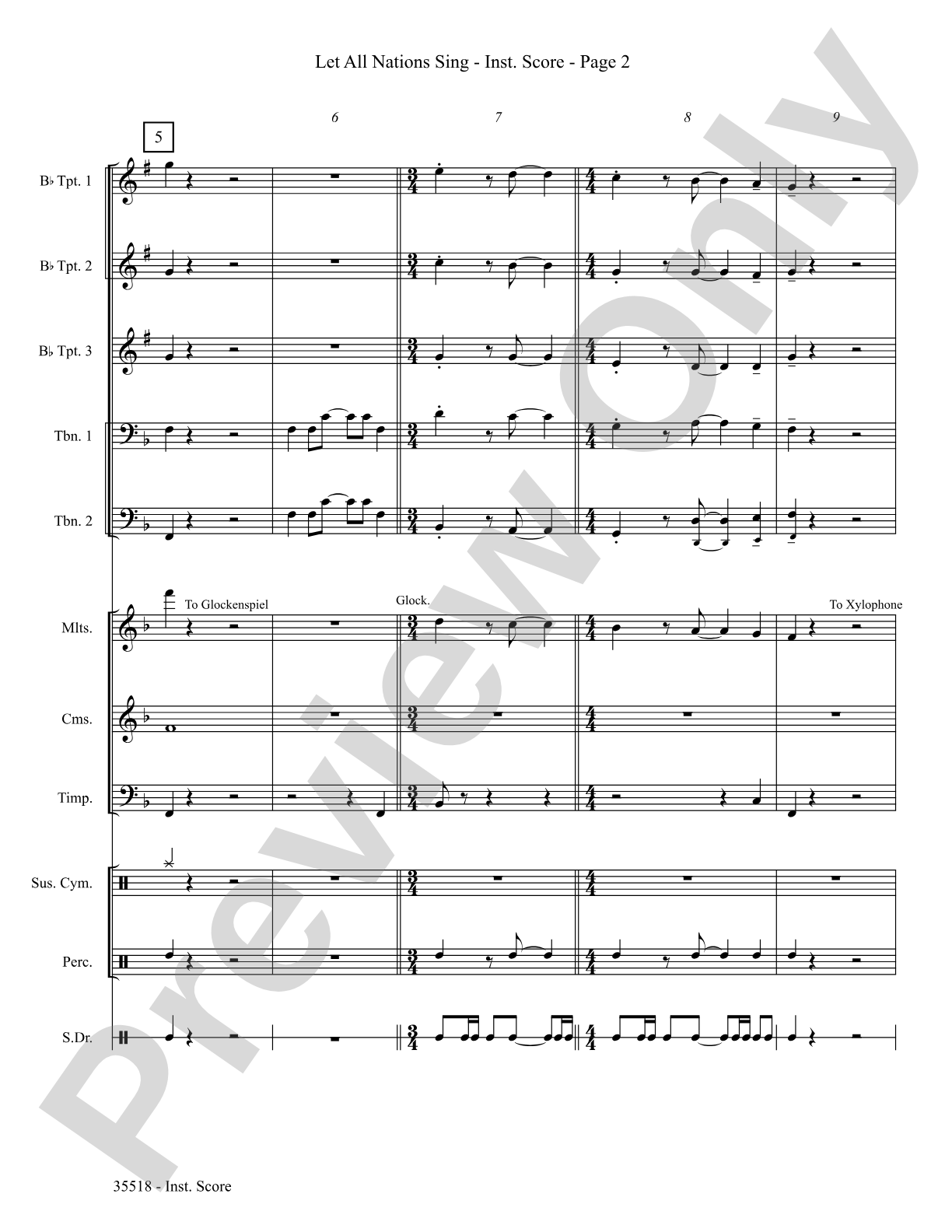 Let All Nations Sing: Choral SoundPax