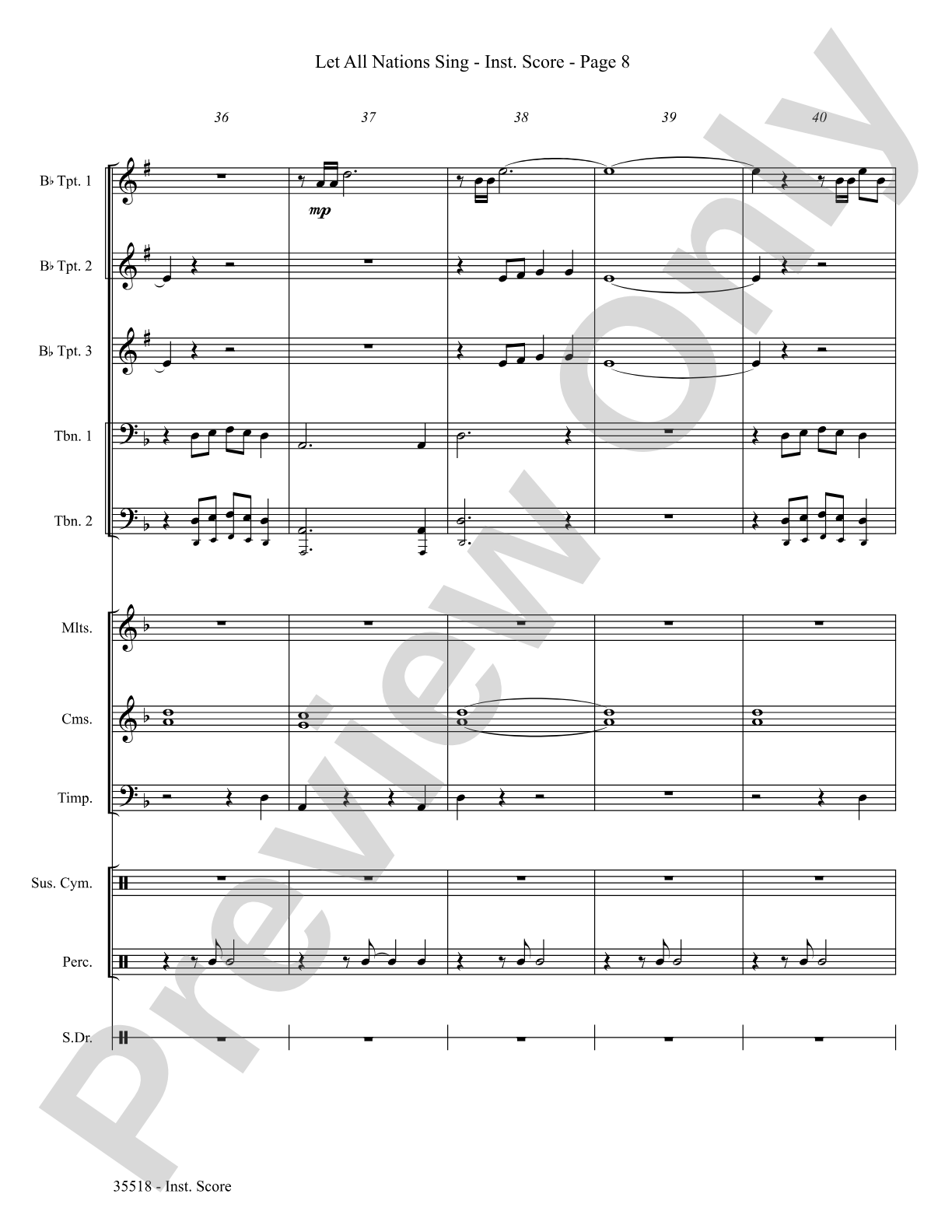 Let All Nations Sing: Choral SoundPax