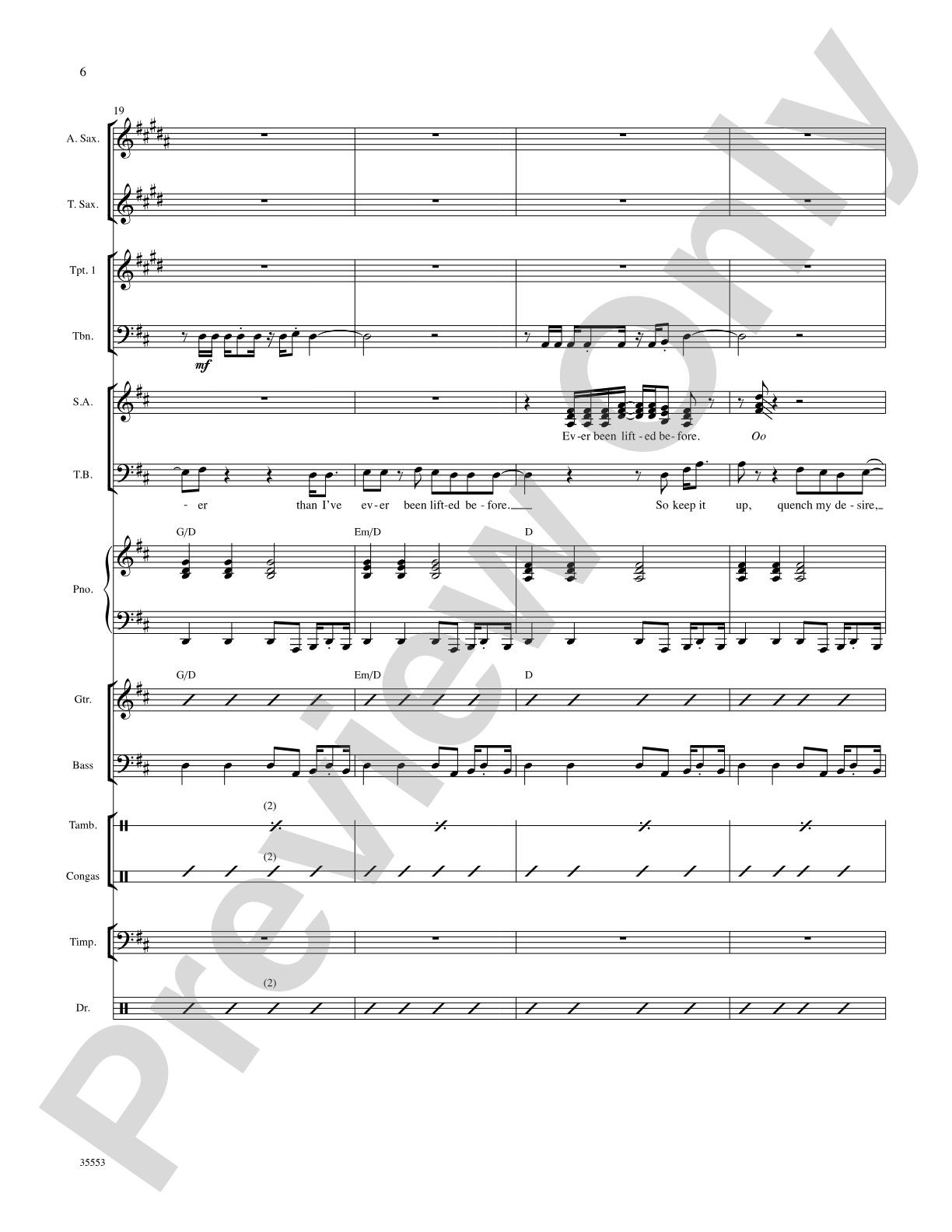 (Your Love Keeps Lifting Me) Higher and Higher: Score: Choral SoundPax