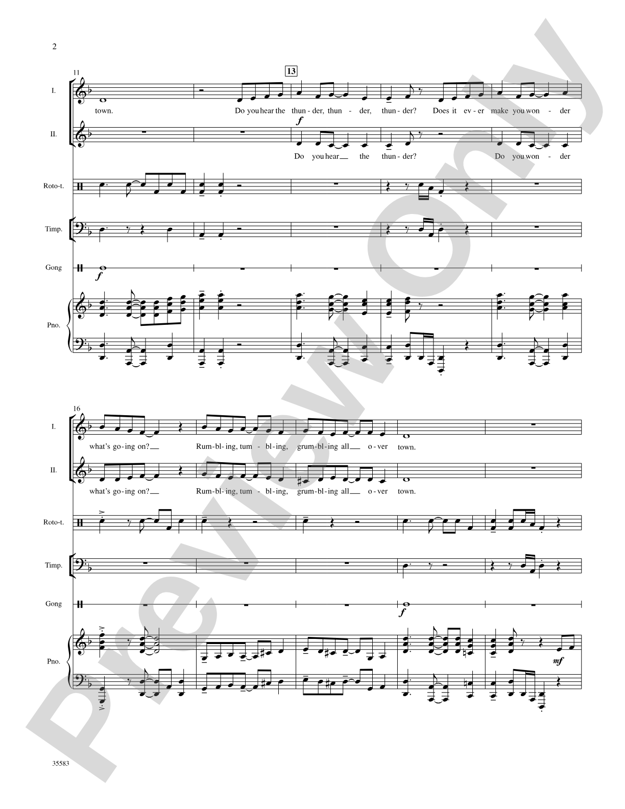 Thunder!: Choral SoundPax