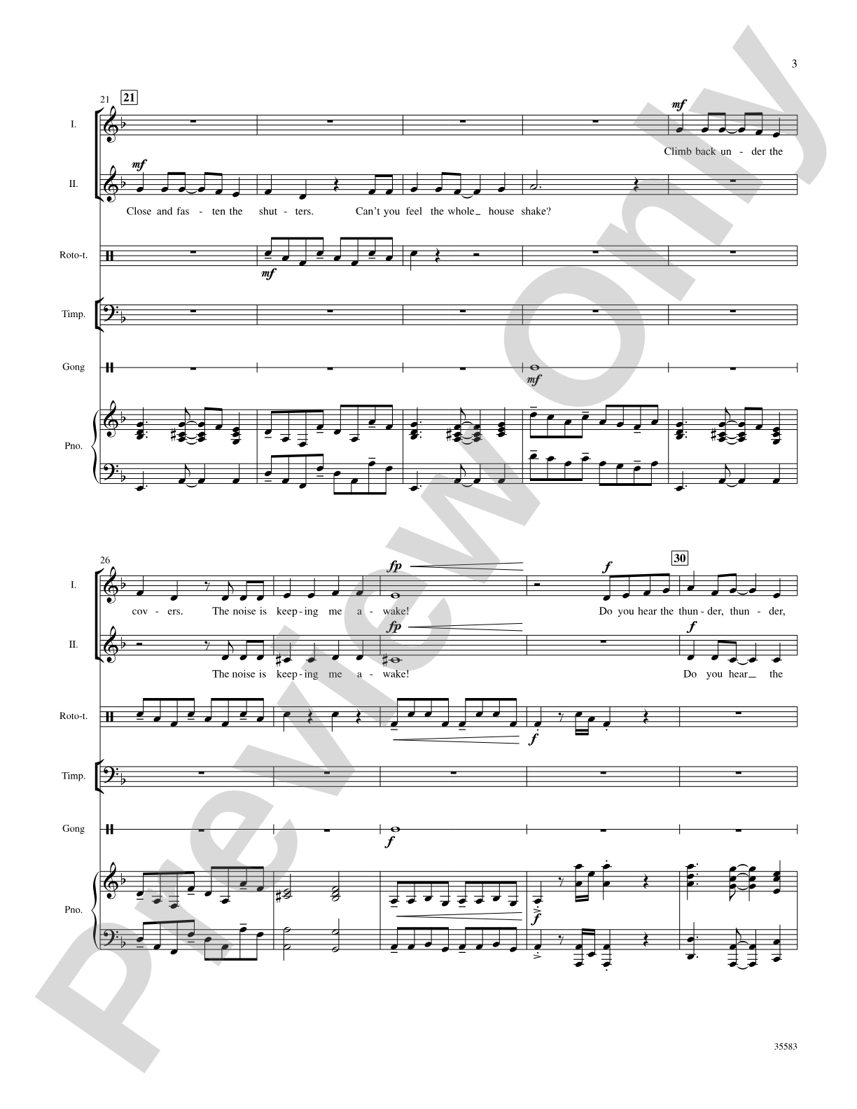 Thunder!: Choral SoundPax
