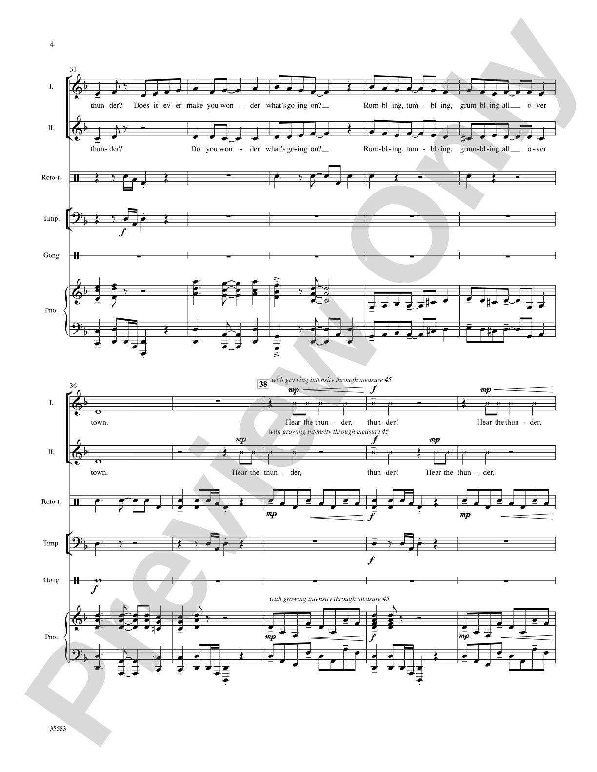 Thunder!: Choral SoundPax