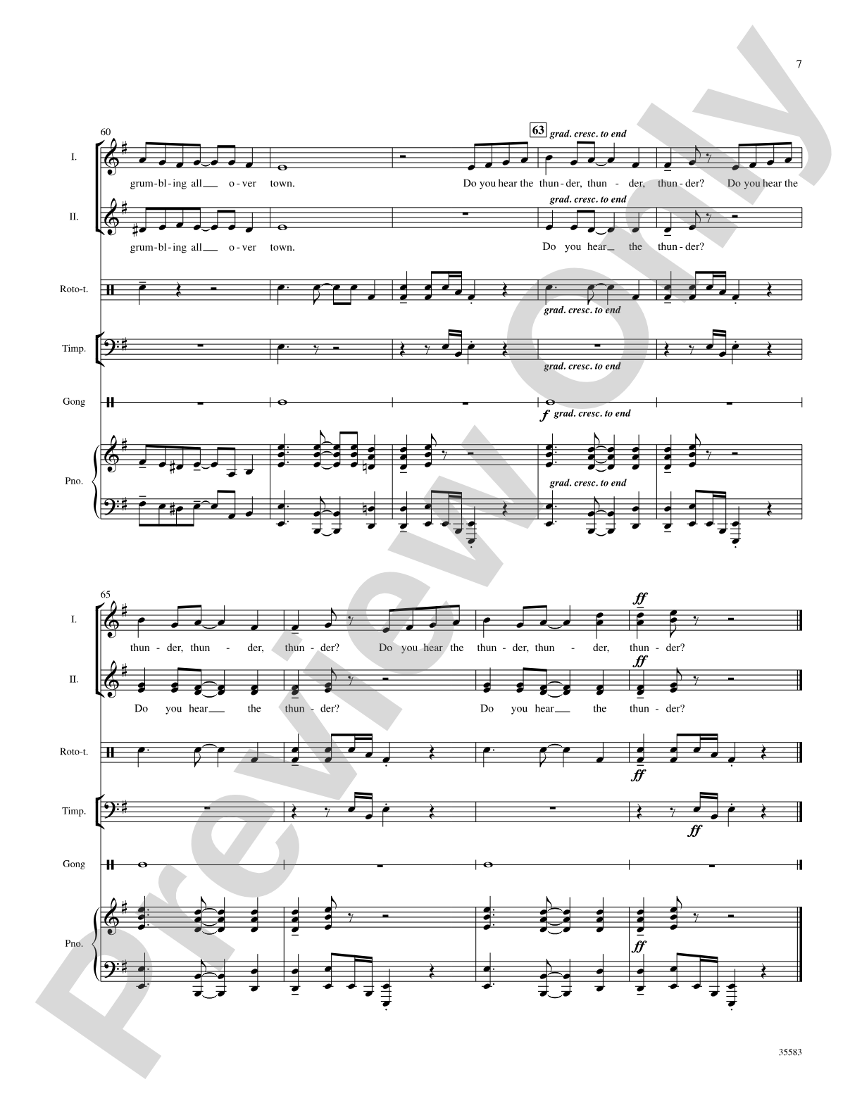 Thunder!: Choral SoundPax