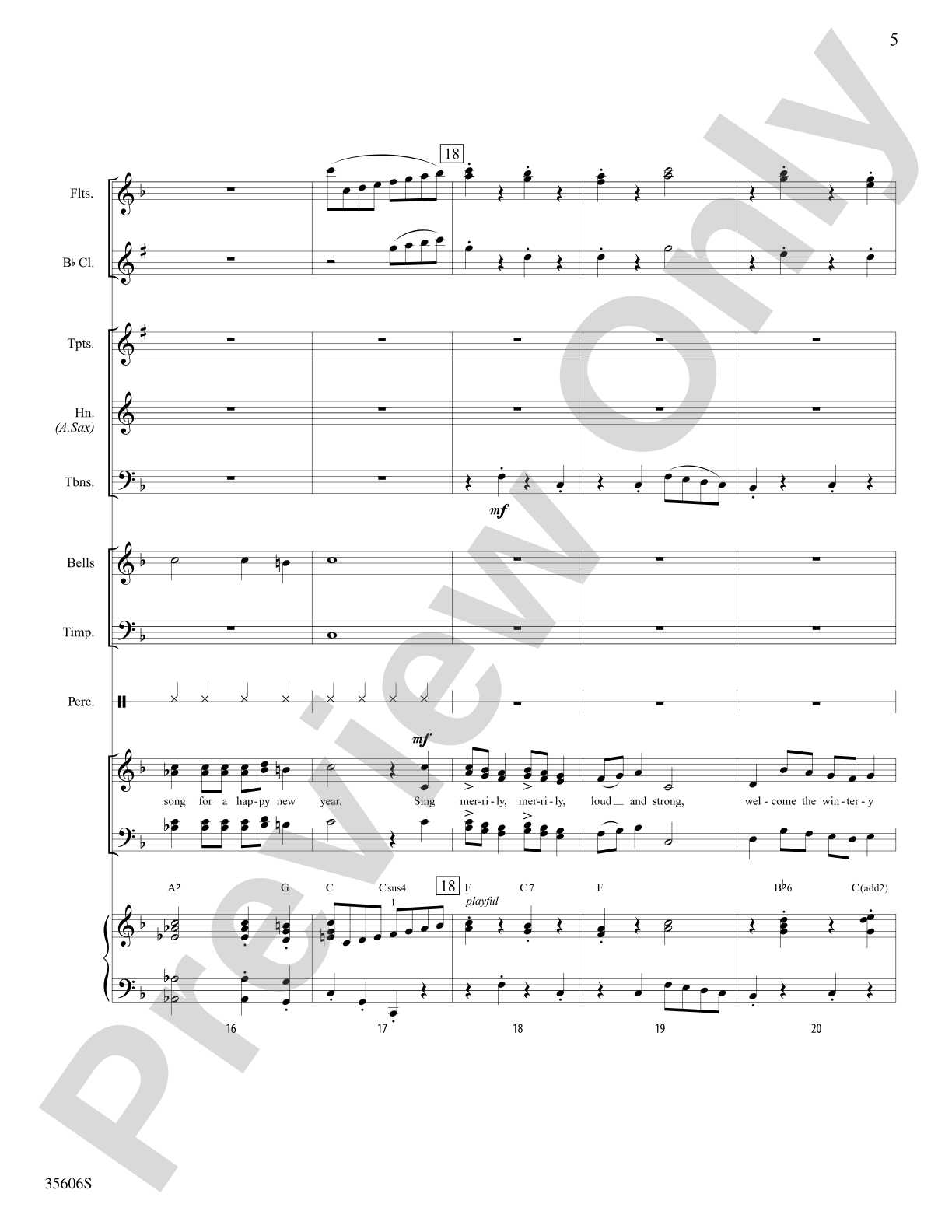 Merry Christmas, Merry Christmas (from Home Alone 2): Choral SoundPax
