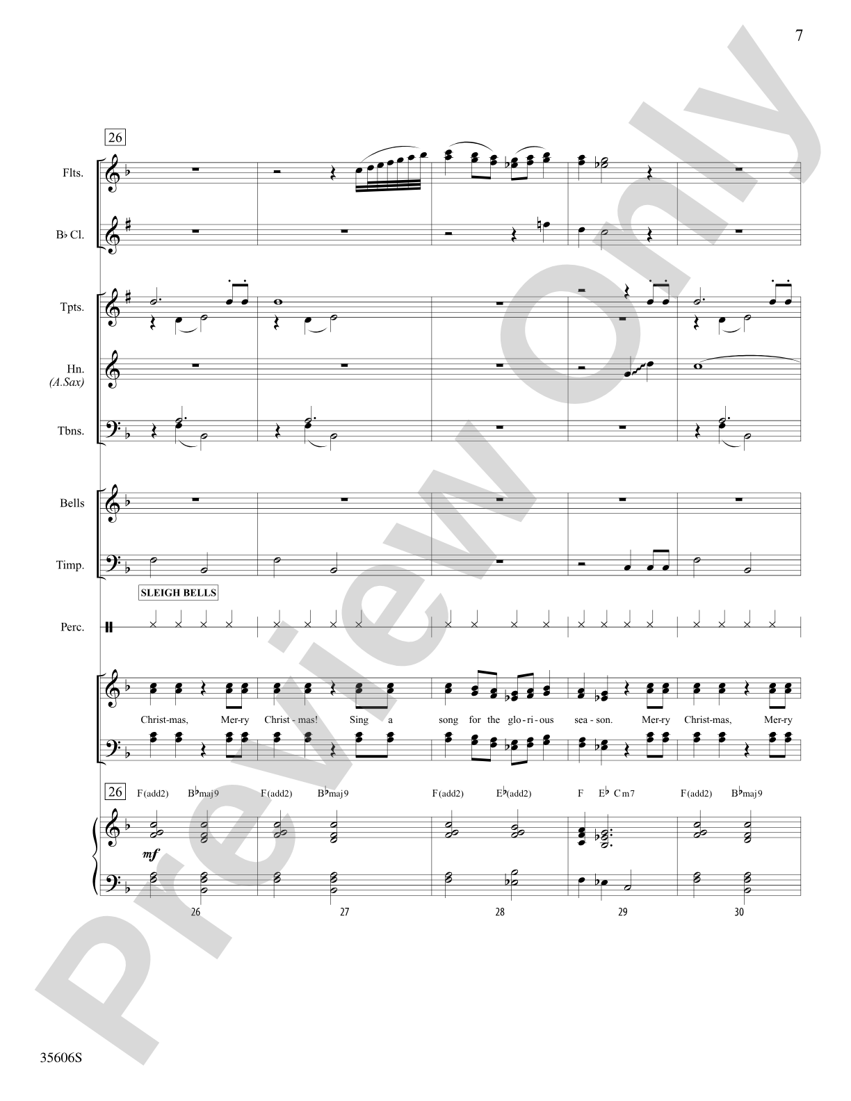 Merry Christmas, Merry Christmas (from Home Alone 2): Choral SoundPax