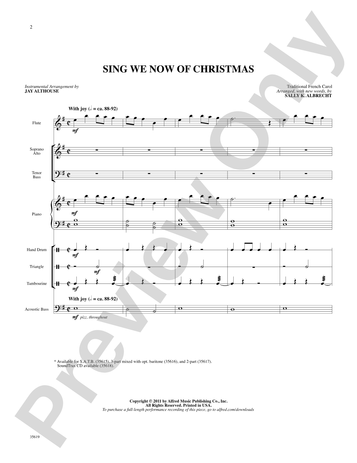 Sing We Now of Christmas: Choral SoundPax