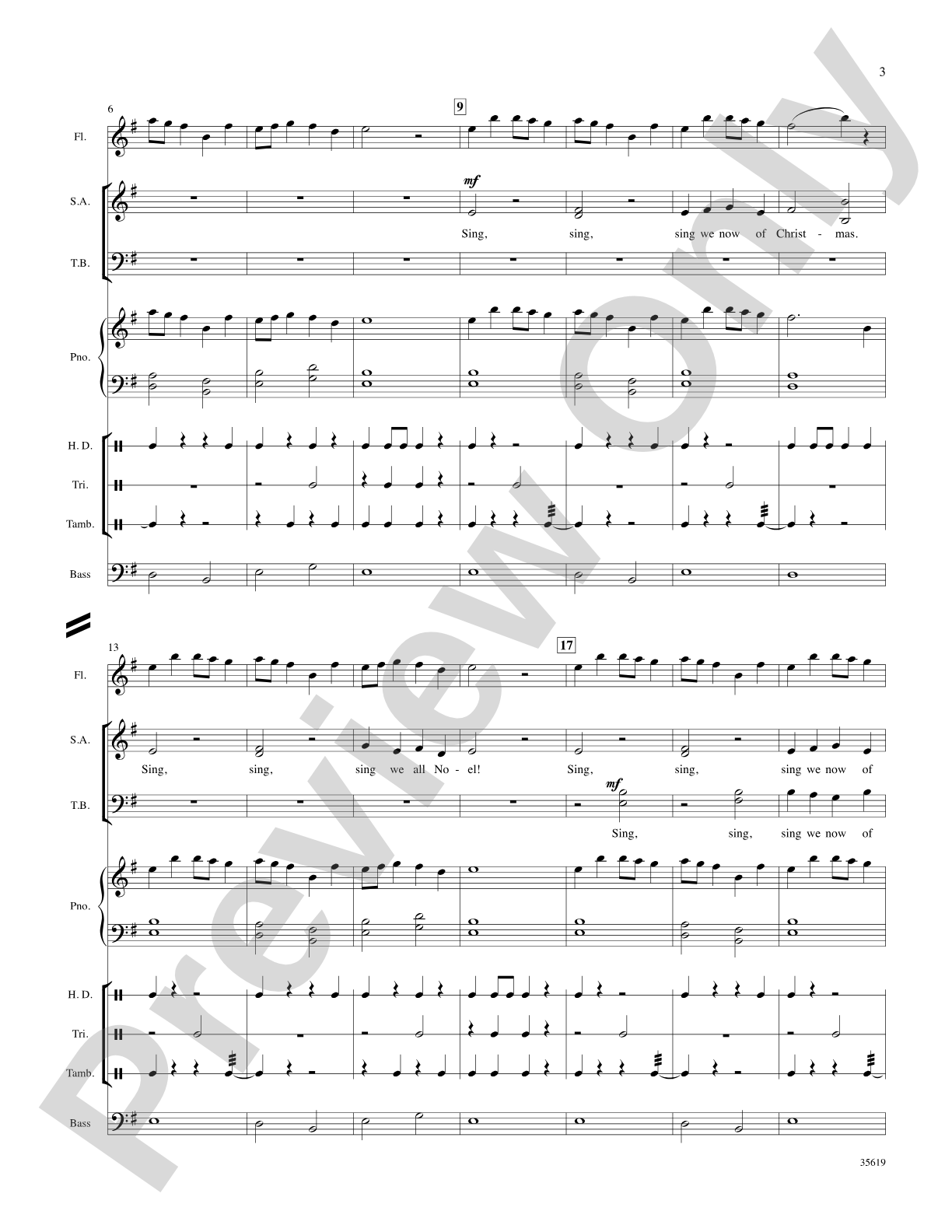 Sing We Now of Christmas: Choral SoundPax