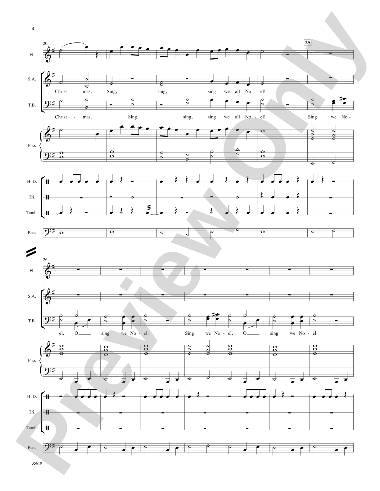Sing We Now of Christmas: Choral SoundPax