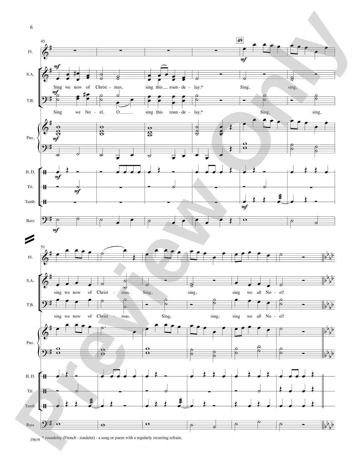 Sing We Now of Christmas: Choral SoundPax