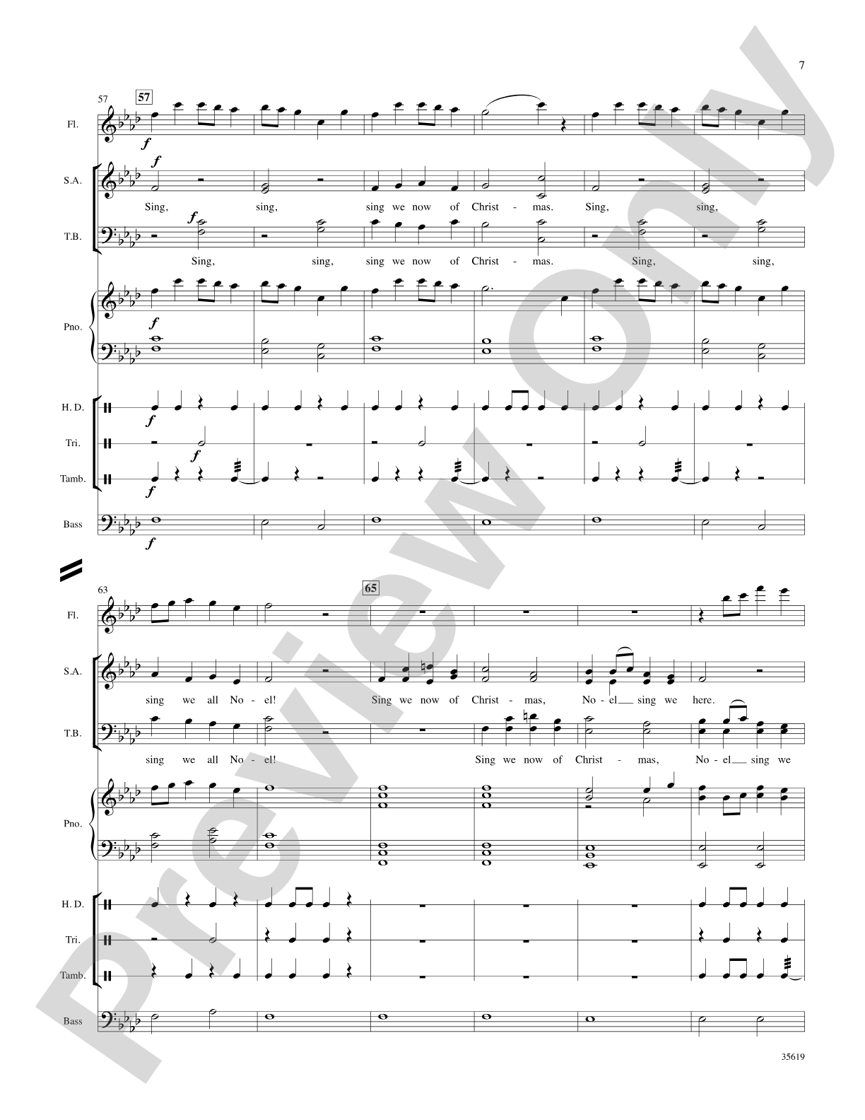 Sing We Now of Christmas: Choral SoundPax