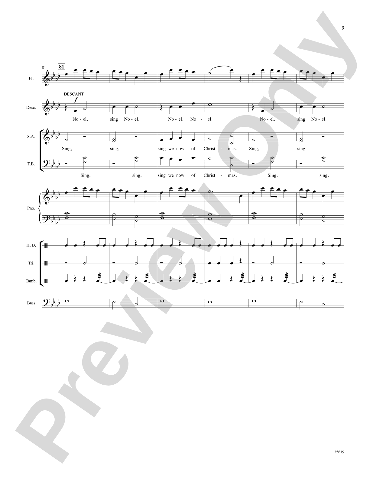 Sing We Now of Christmas: Choral SoundPax