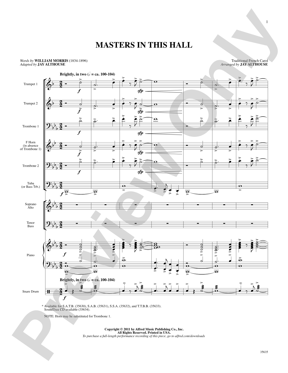 Masters in This Hall: Choral SoundPax