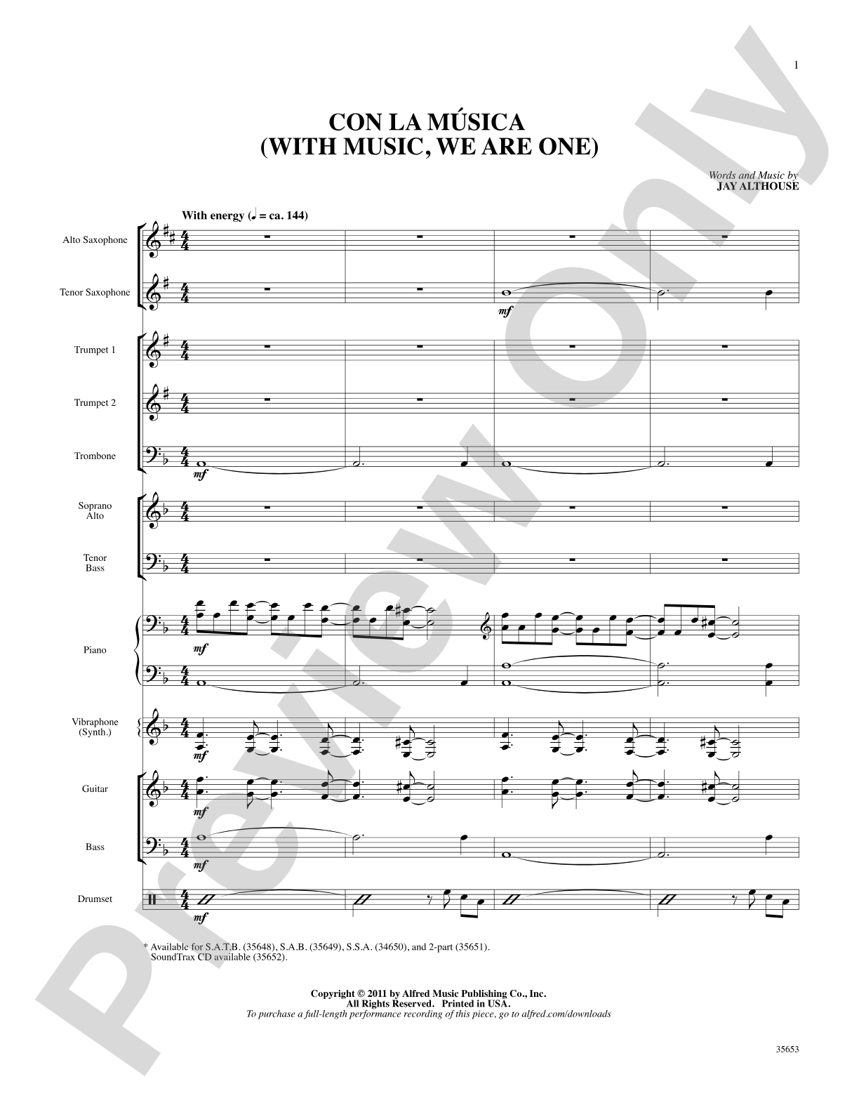 Con la Música: Choral SoundPax