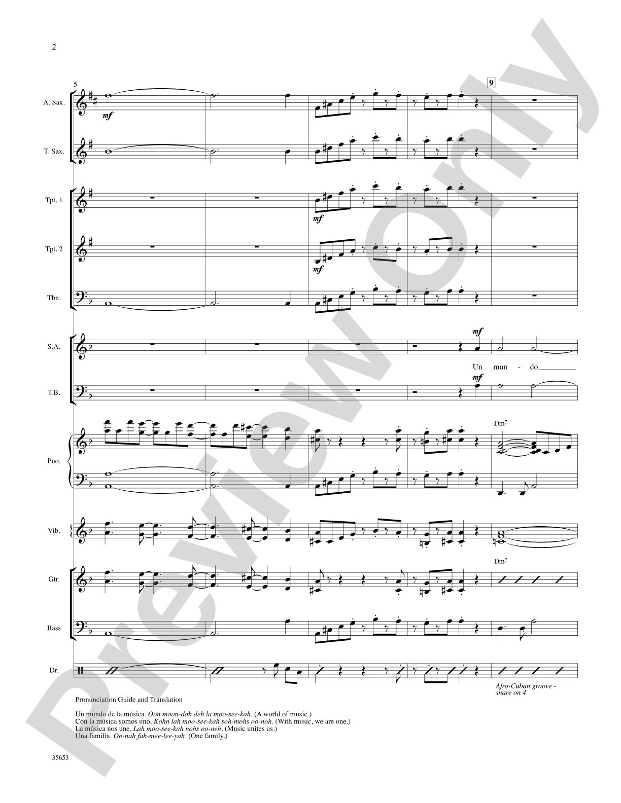 Con la Música: Choral SoundPax