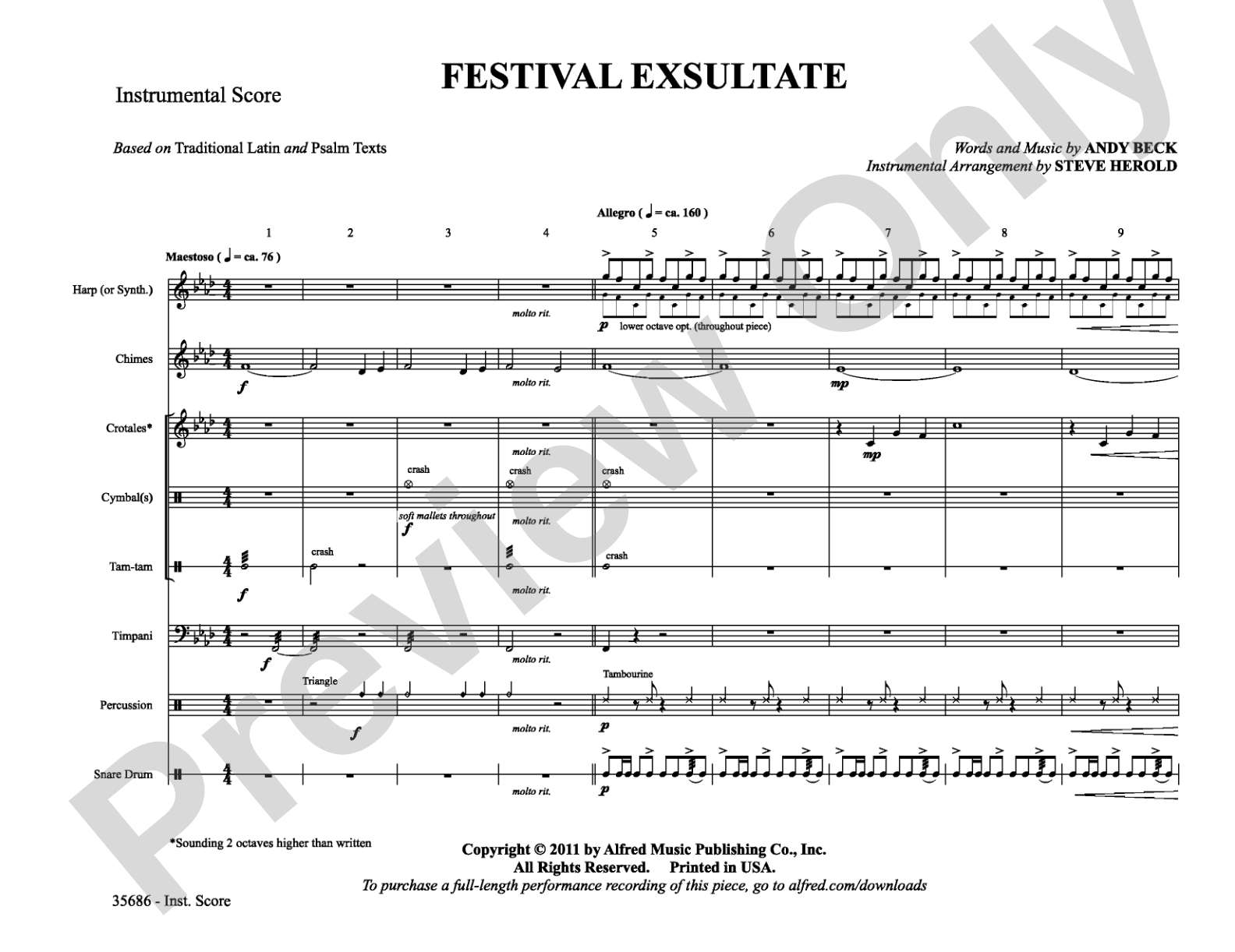 Festival Exsultate: Choral SoundPax