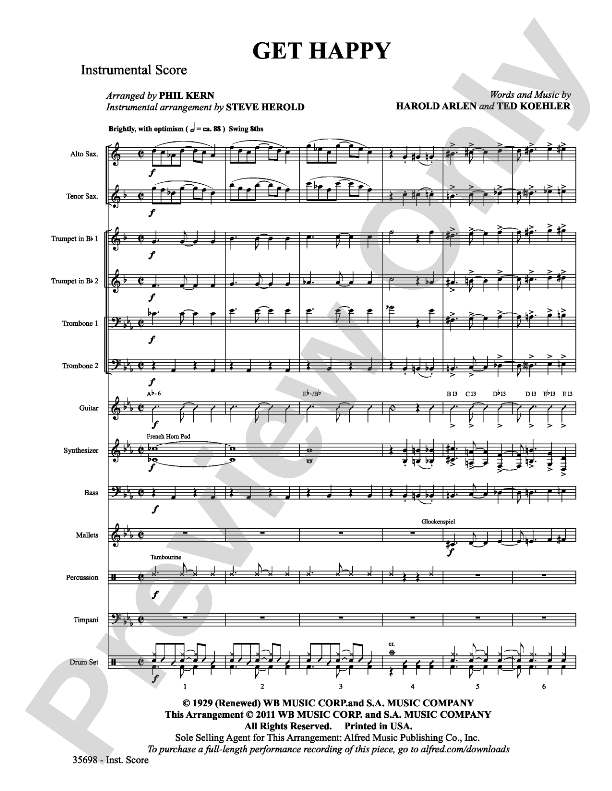 Get Happy: Choral SoundPax