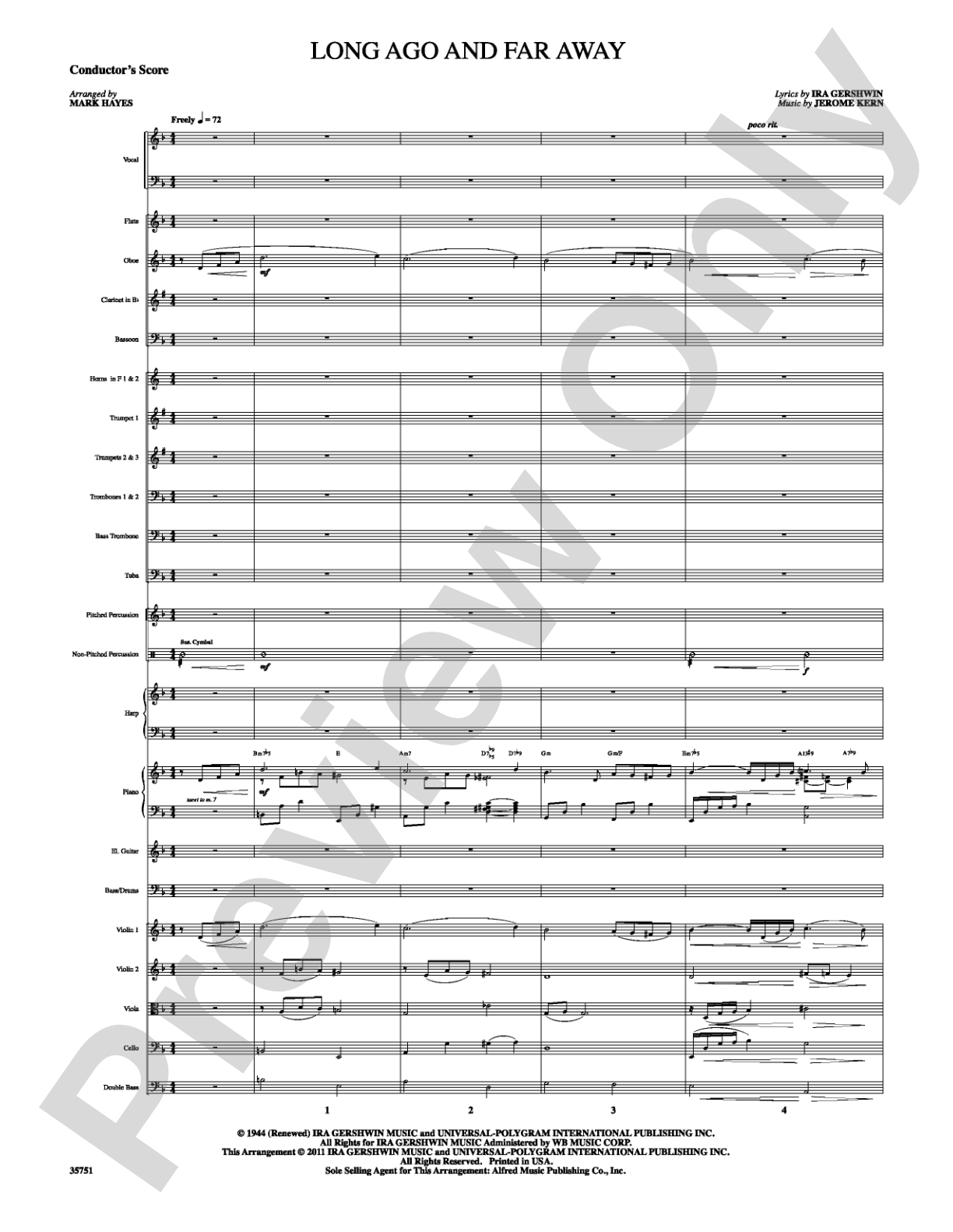 Long Ago and Far Away: Choral SoundPax