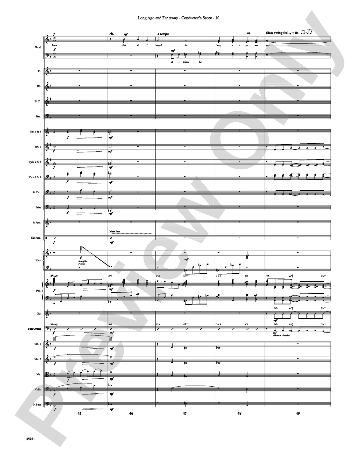 Long Ago and Far Away: Choral SoundPax
