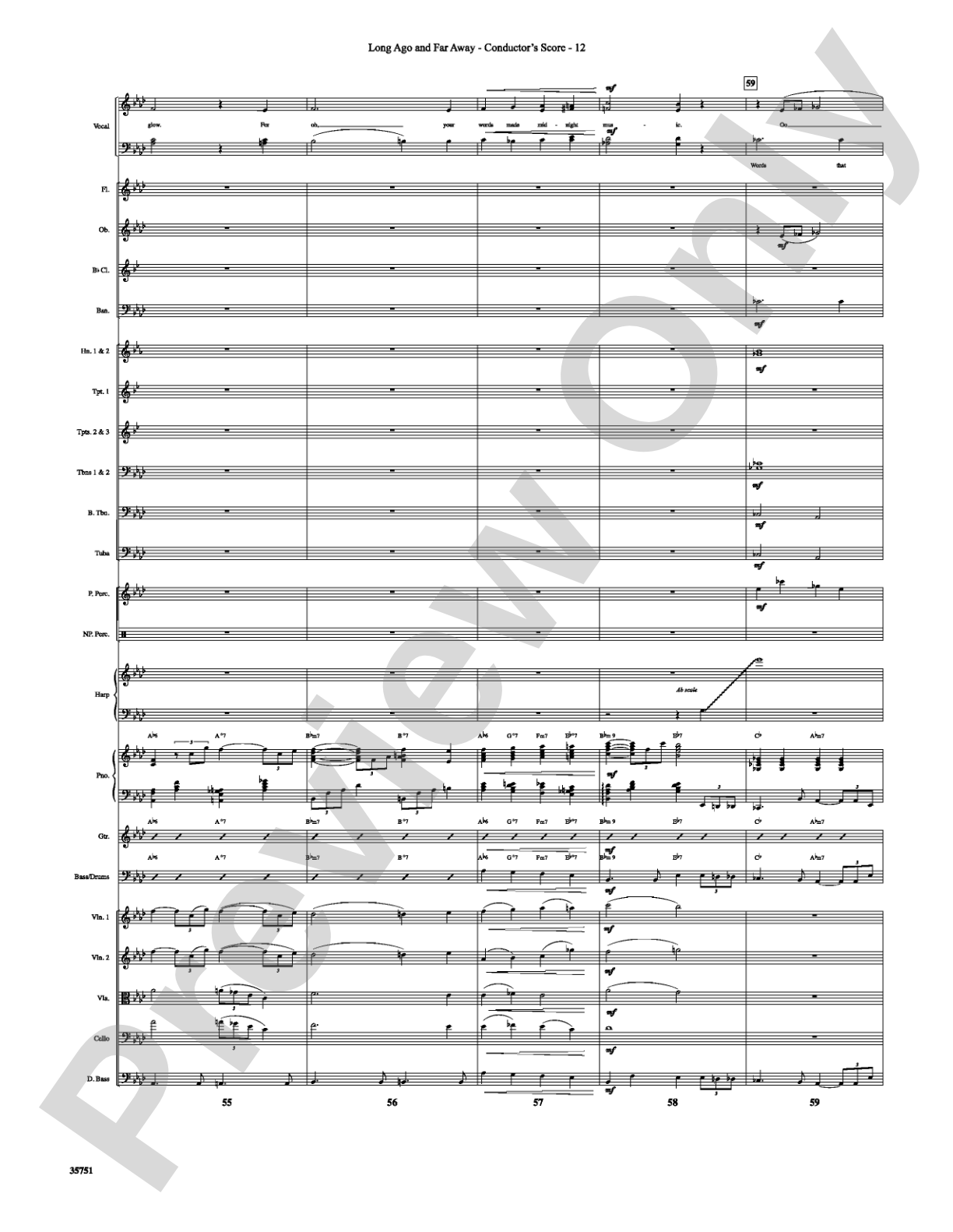 Long Ago and Far Away: Choral SoundPax
