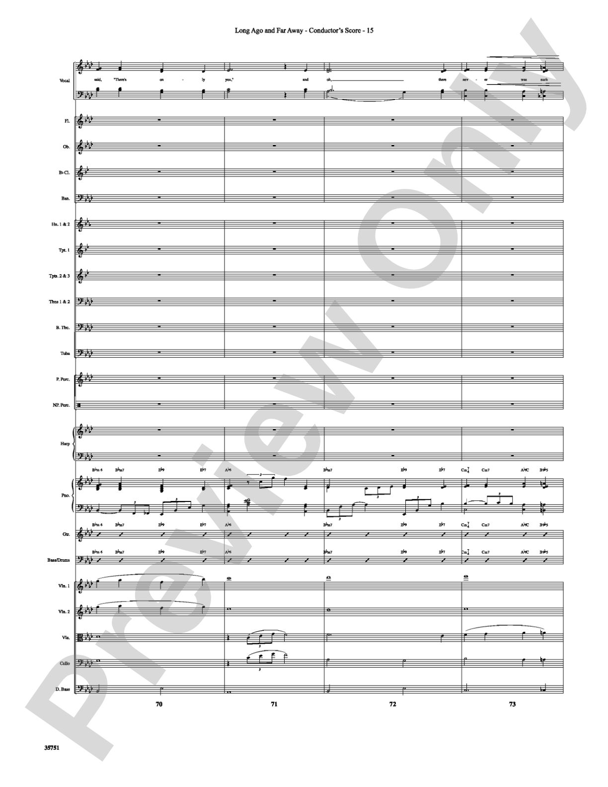 Long Ago and Far Away: Choral SoundPax